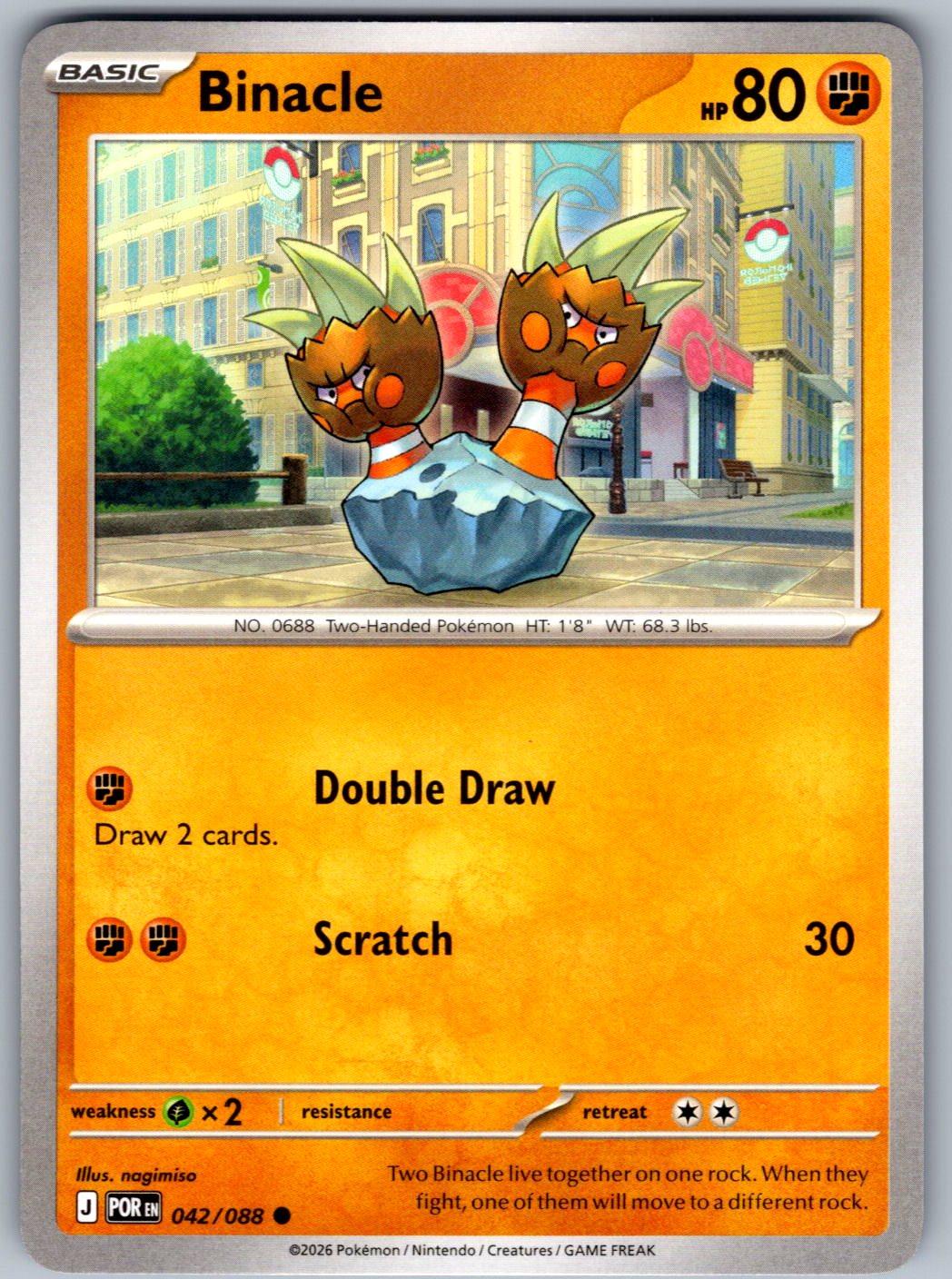 Binacle 042/088 Perfect Order Pokemon