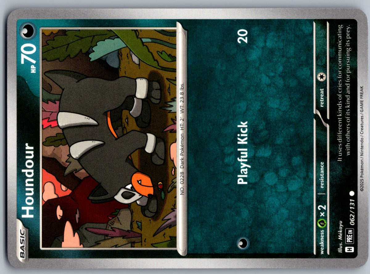 Houndour (Poke Ball Pattern) 062/131 Prismatic Evolutions Pokemon Holo