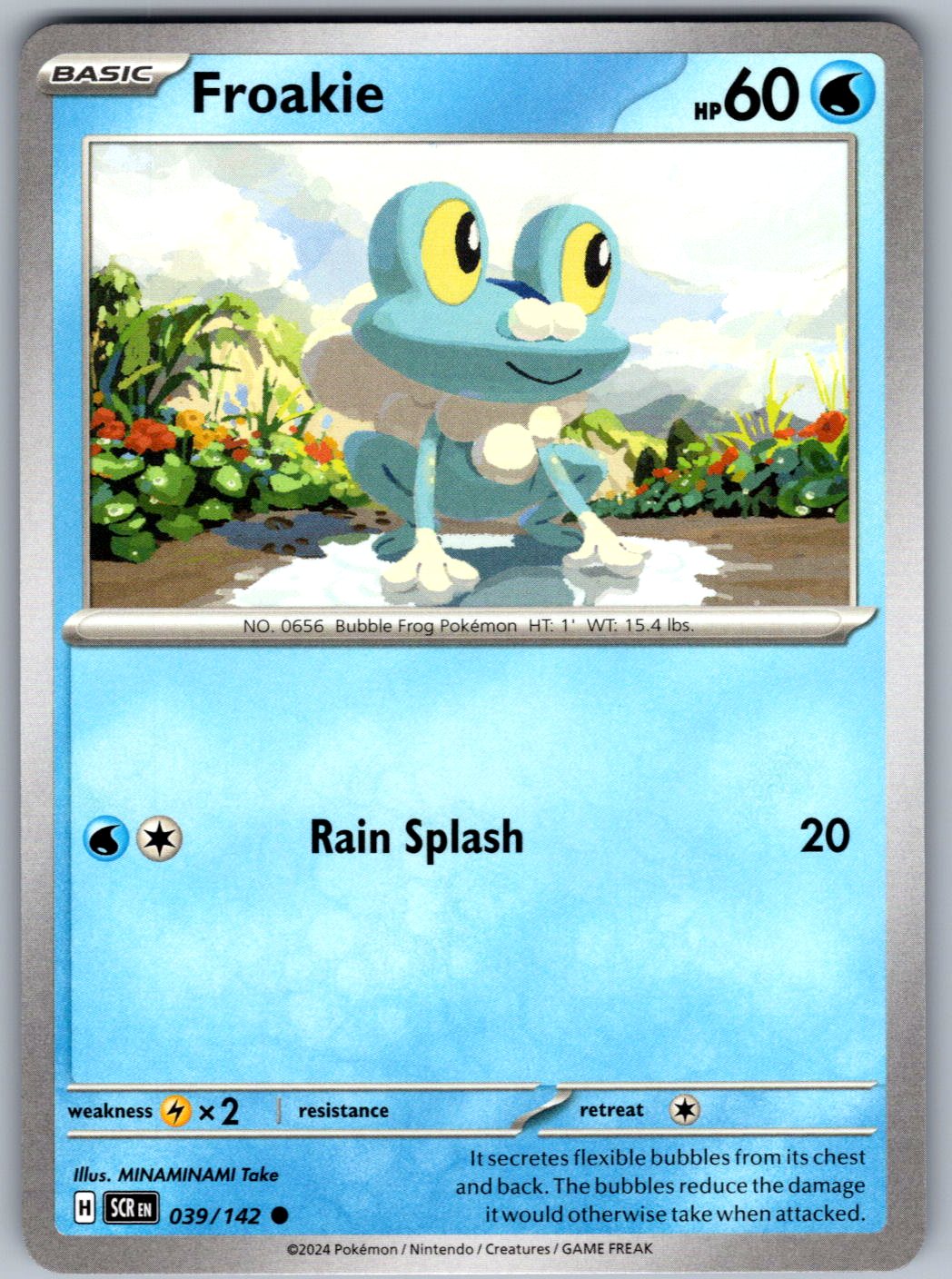 Froakie 39/142 Stellar Crown Pokemon