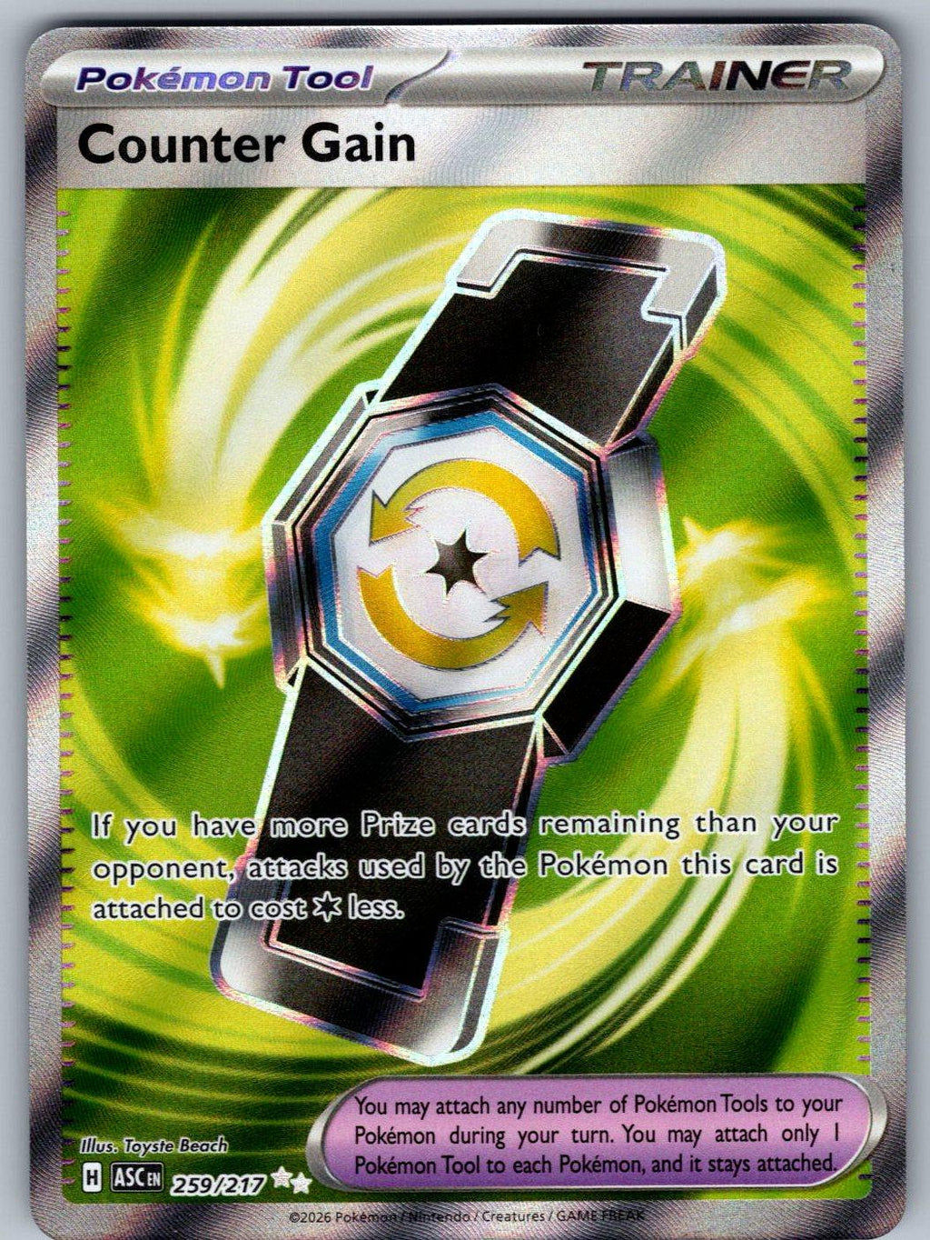 Counter Gain 259/217 Ascended Heroes Pokemon Holo