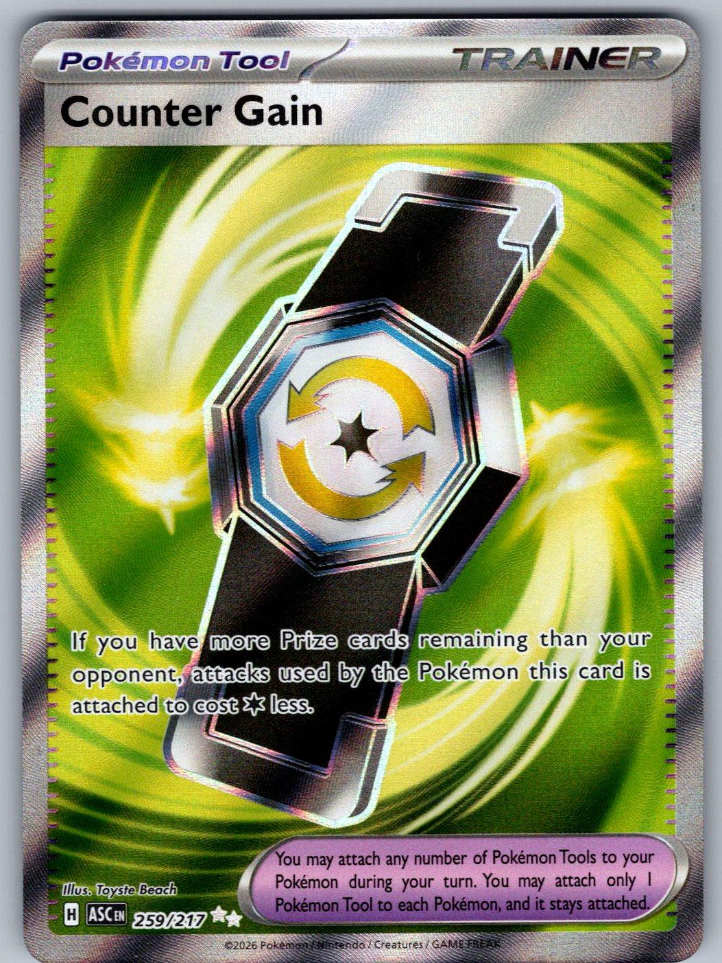Counter Gain 259/217 Ascended Heroes Pokemon Holo
