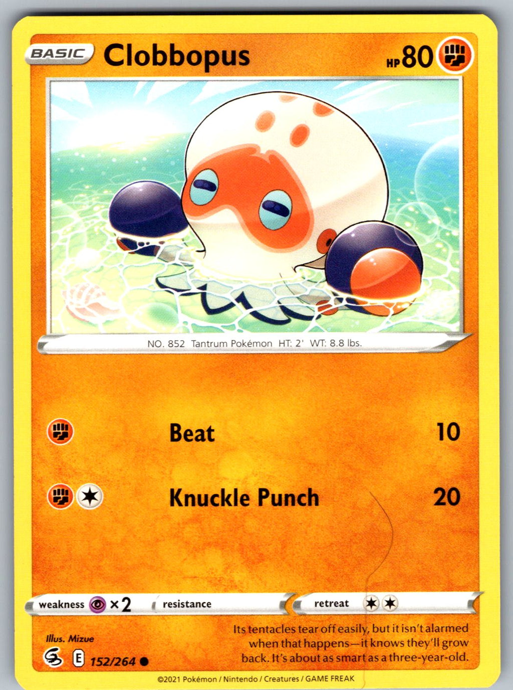 Clobbopus 152/264 Fusion Strike Pokemon
