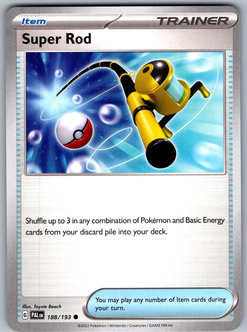 Super Rod 188/193 Paldea Evolved Pokemon