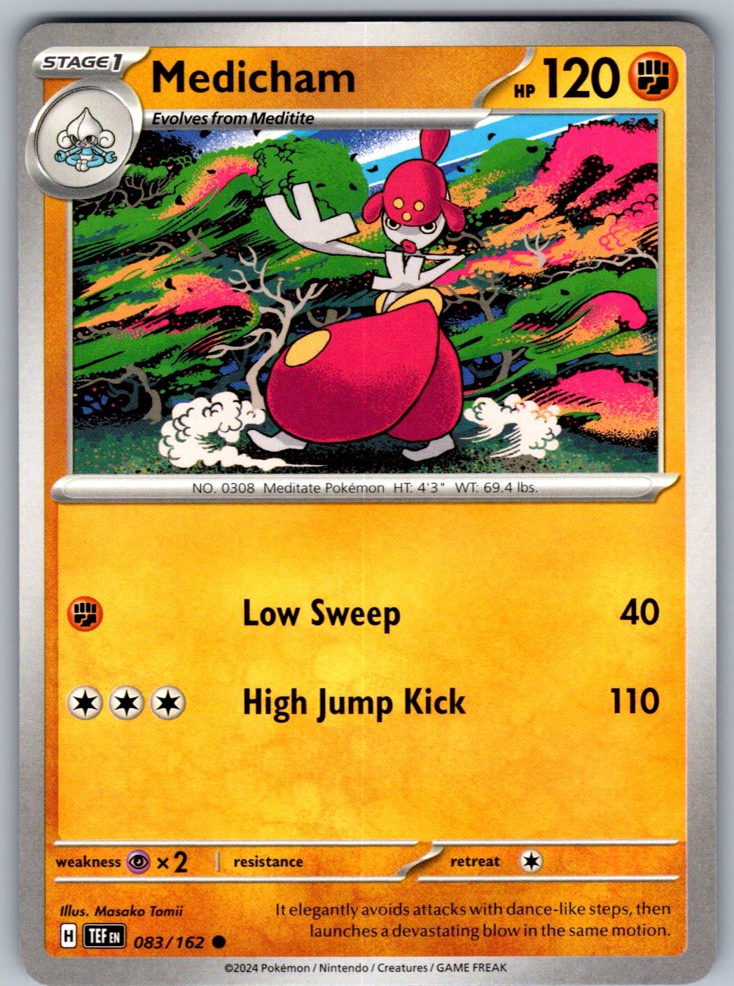 Medicham 083/162 Temporal Forces Pokemon