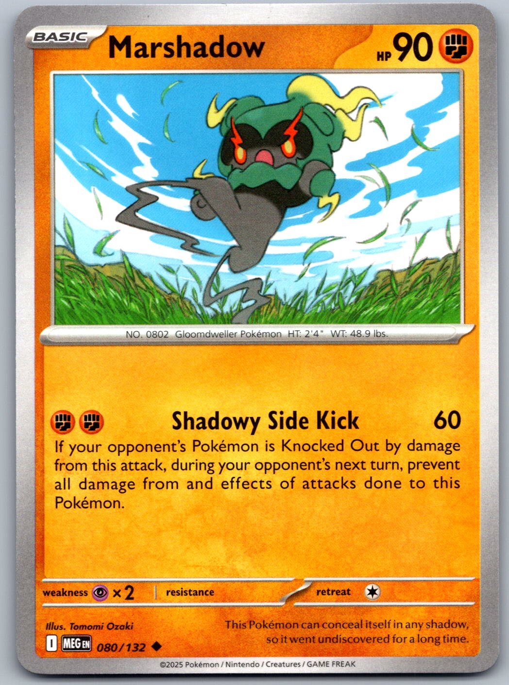 Marshadow 080/132 Mega Evolution Pokemon