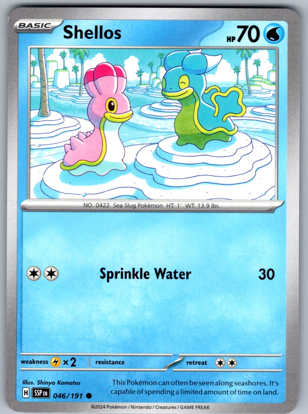 Shellos 046/191 Surging Sparks Pokemon