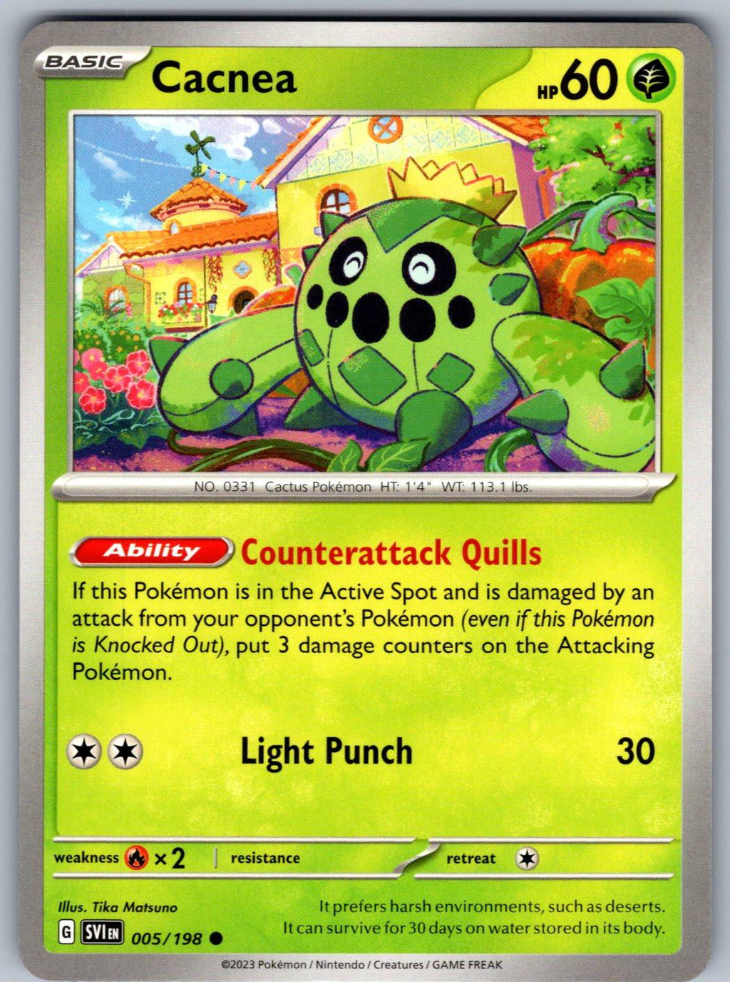 Cacnea 005/198 Scarlet & Violet Pokemon
