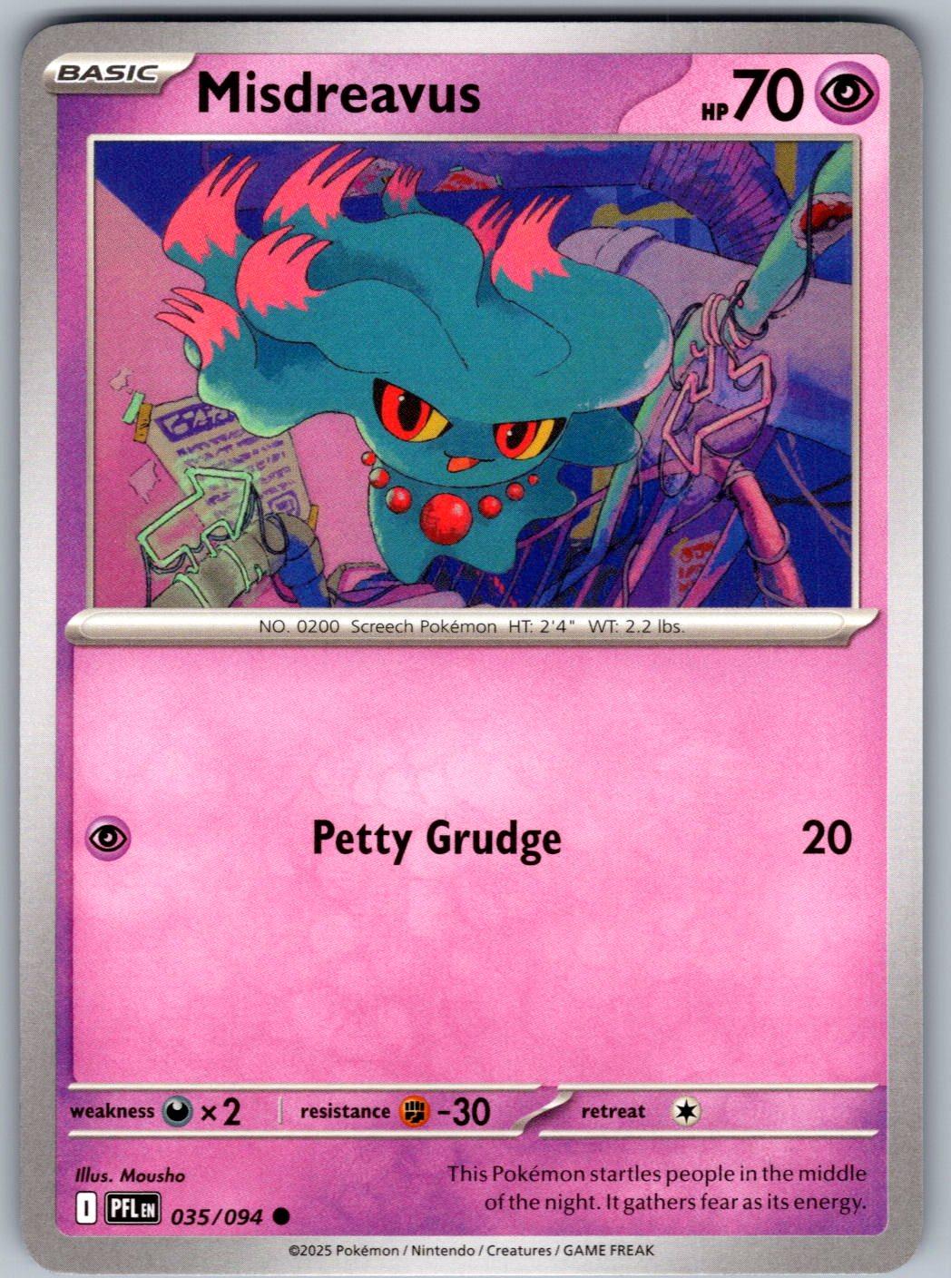 Misdreavus 035/094 Phantasmal Flames Pokemon