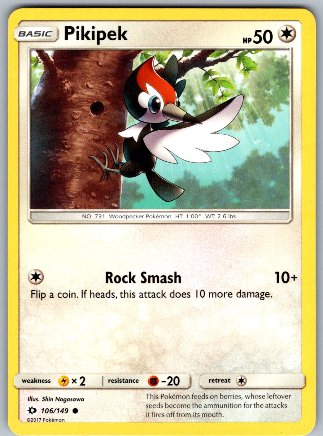 Pikipek 106/149 SM Base Set Pokemon