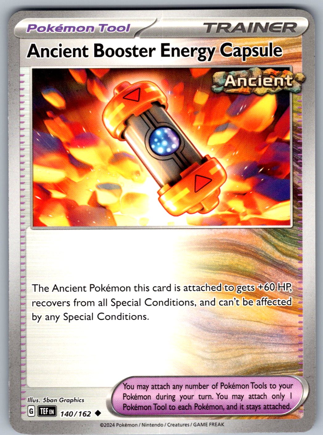 Ancient Booster Energy Capsule 140/162 Temporal Forces Pokemon