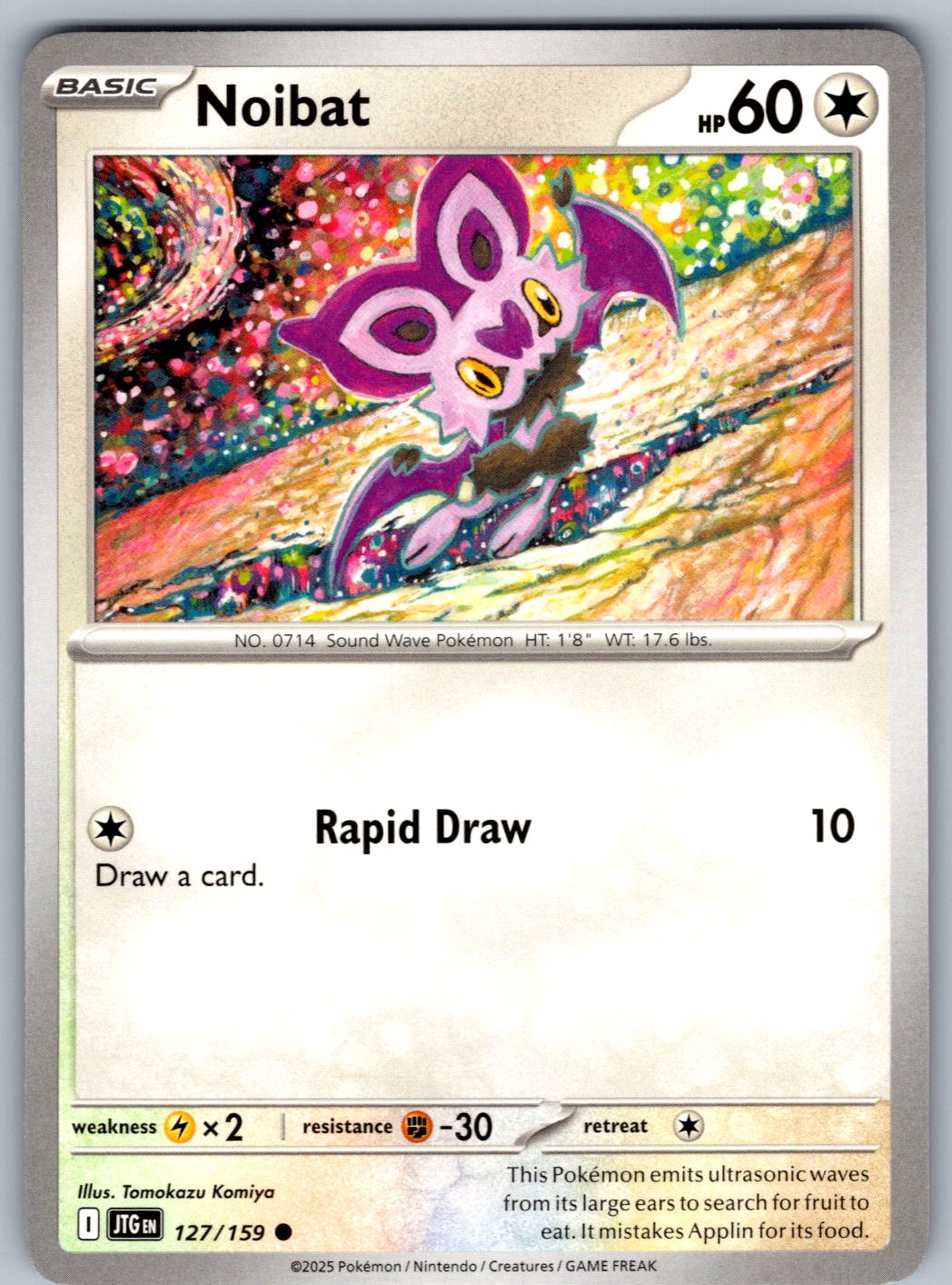 Noibat 127/159 Journey Together Pokemon
