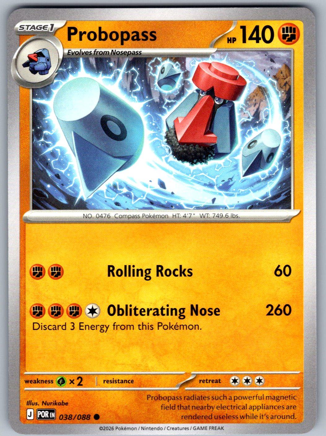 Probopass 038/088 Perfect Order Pokemon