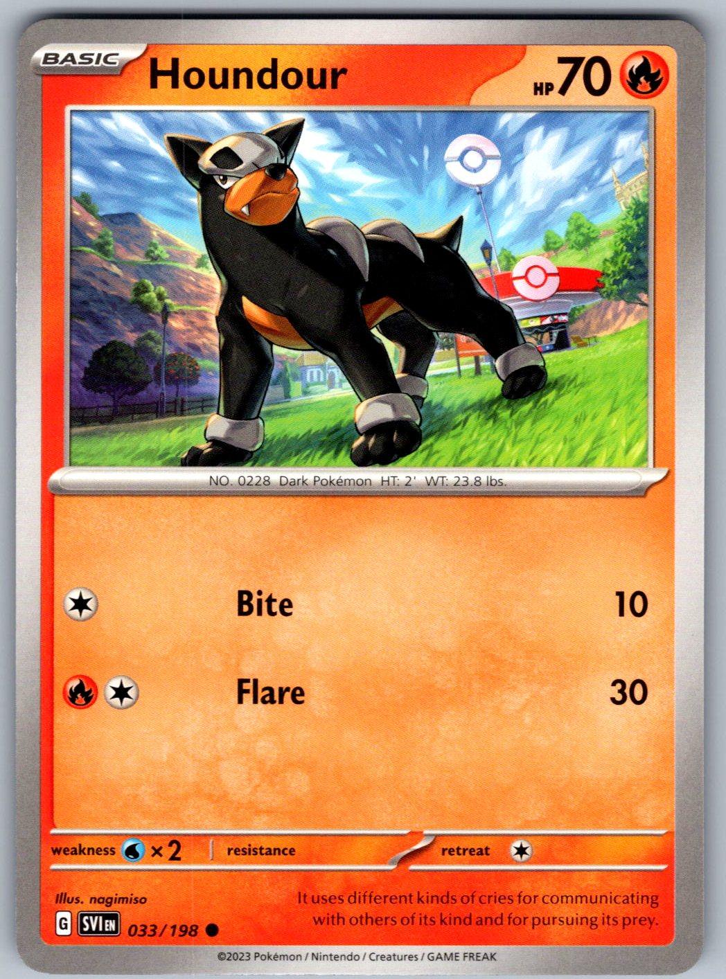 Houndour 033/198 Scarlet & Violet Pokemon