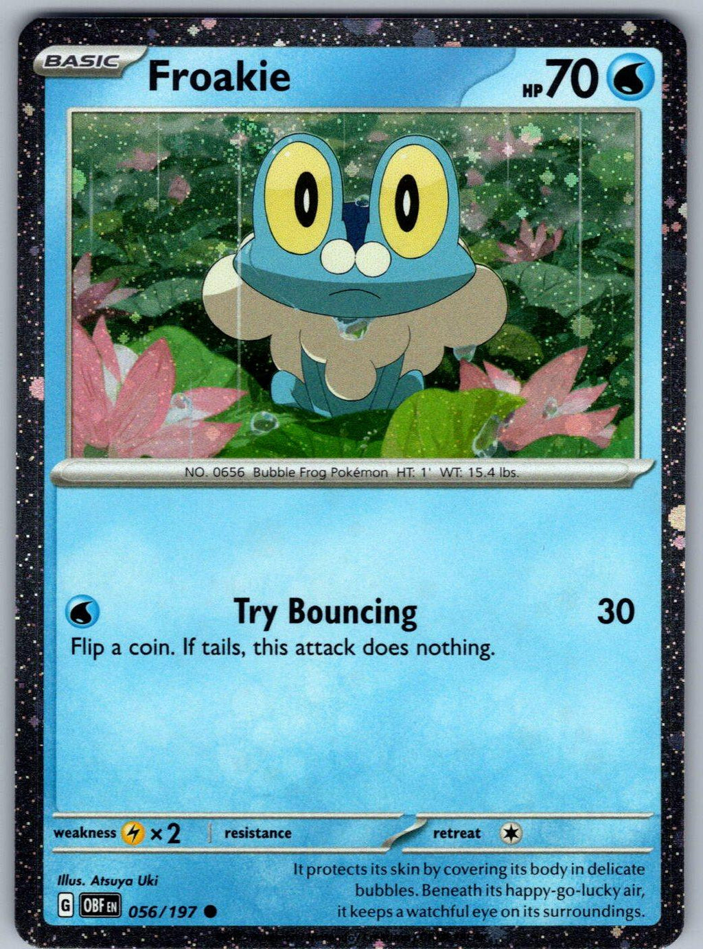 Froakie (Cosmos Holo) 056/197 Miscellaneous Cards & Products Pokemon