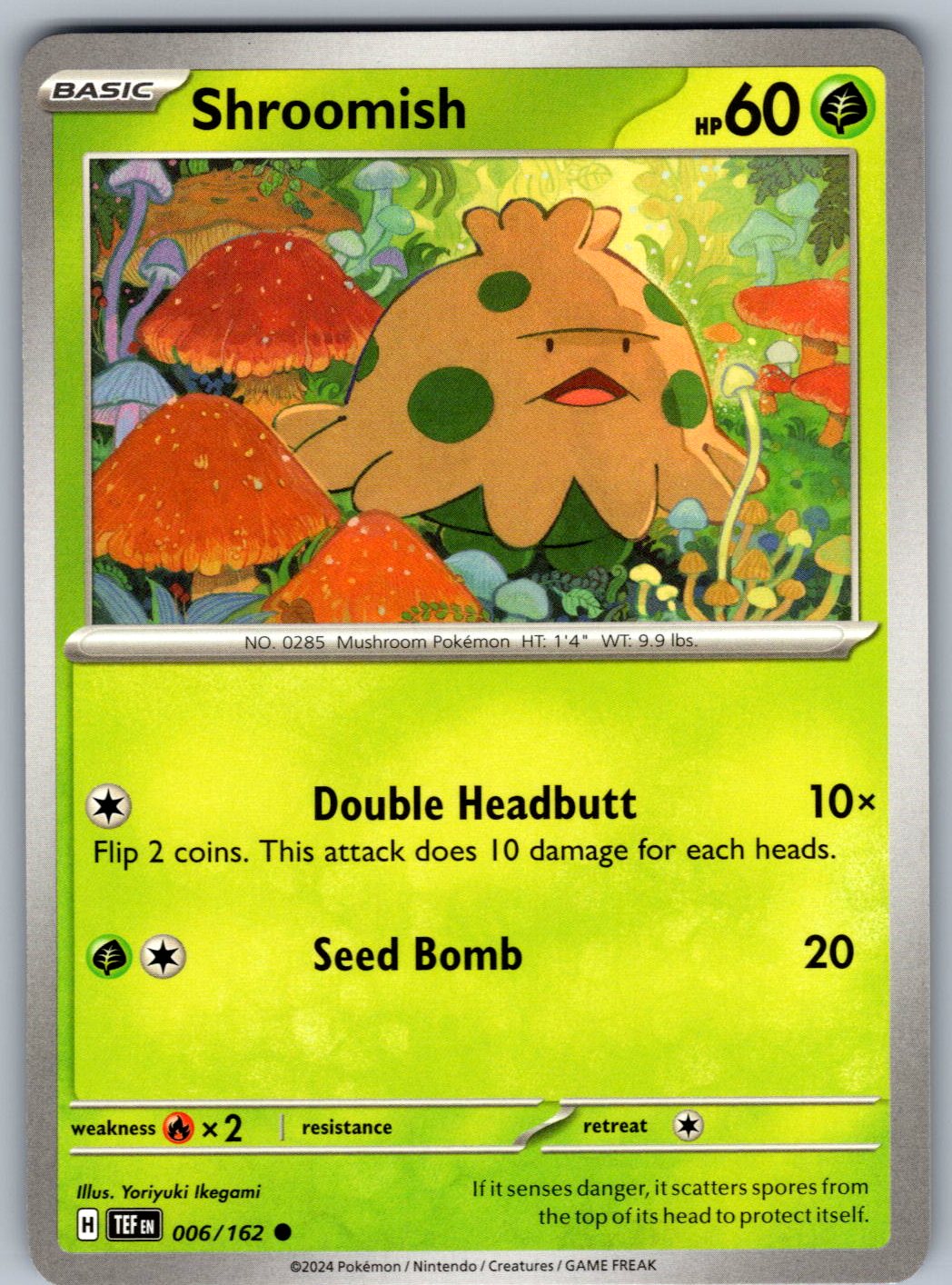 Shroomish 006/162 Temporal Forces Pokemon