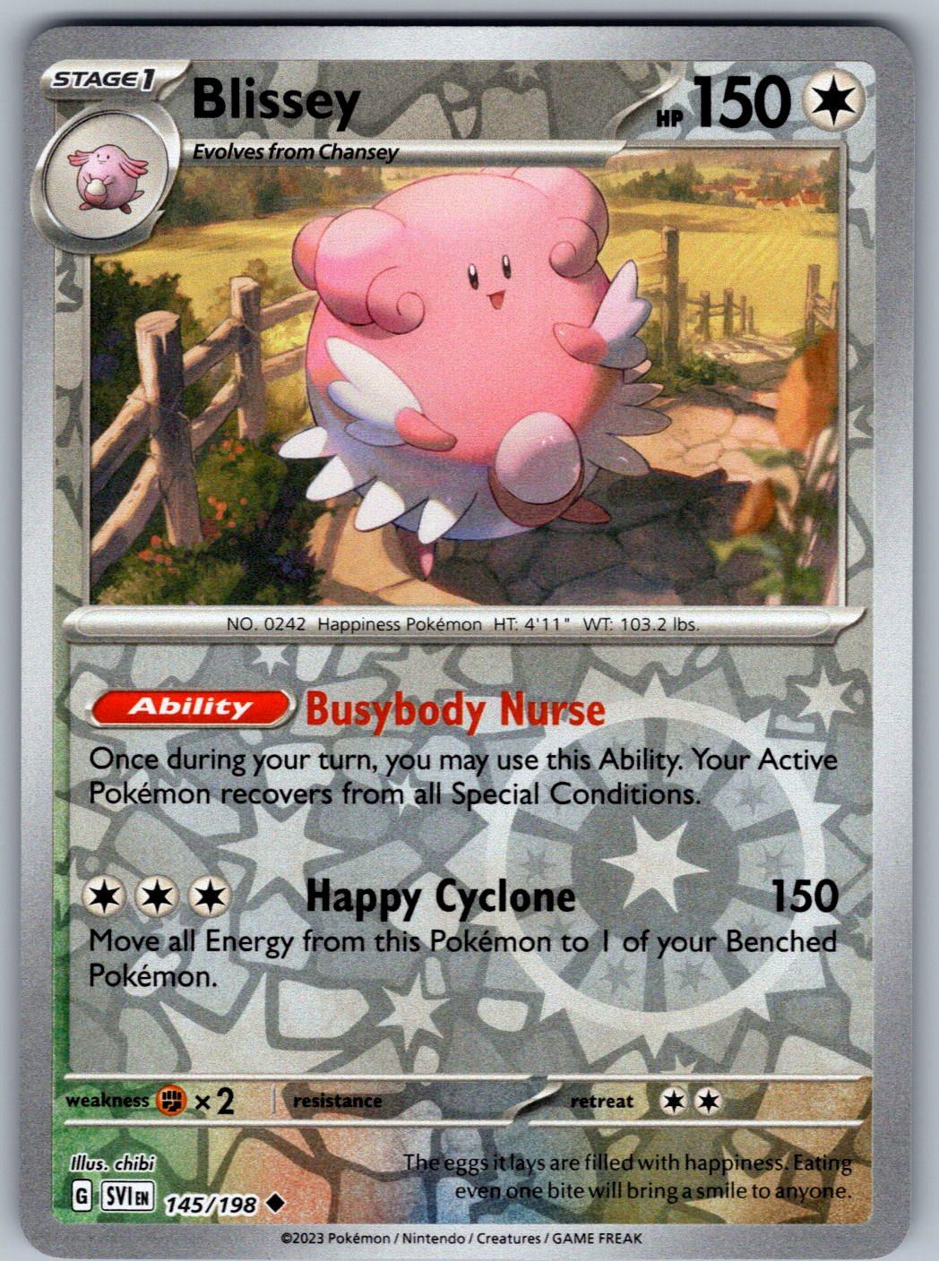 Blissey 145/198 Scarlet & Violet Pokemon