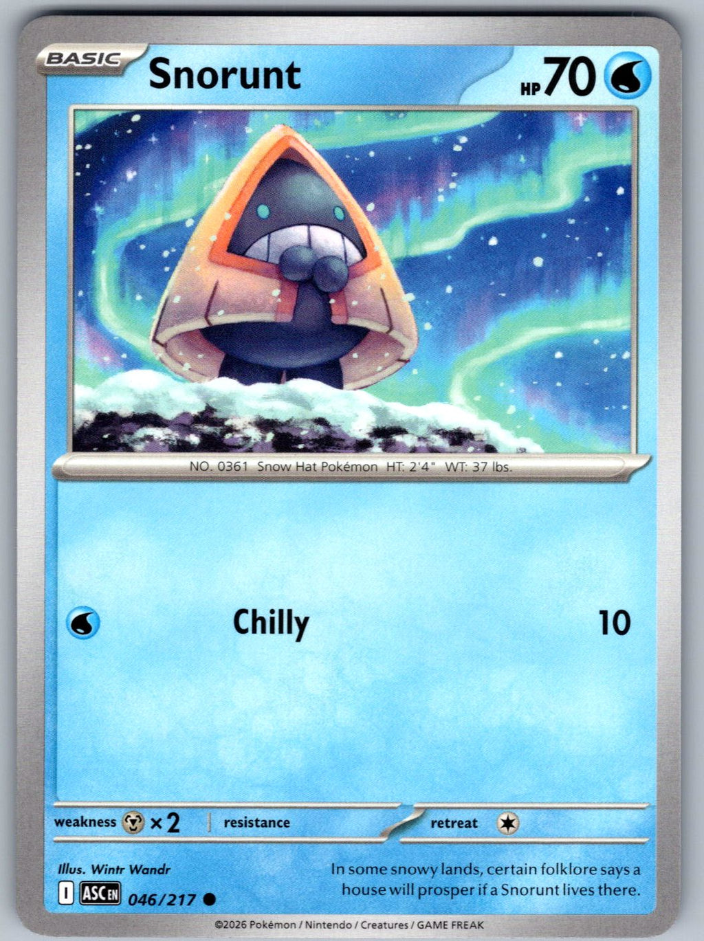 Snorunt 046/217 Ascended Heroes Pokemon