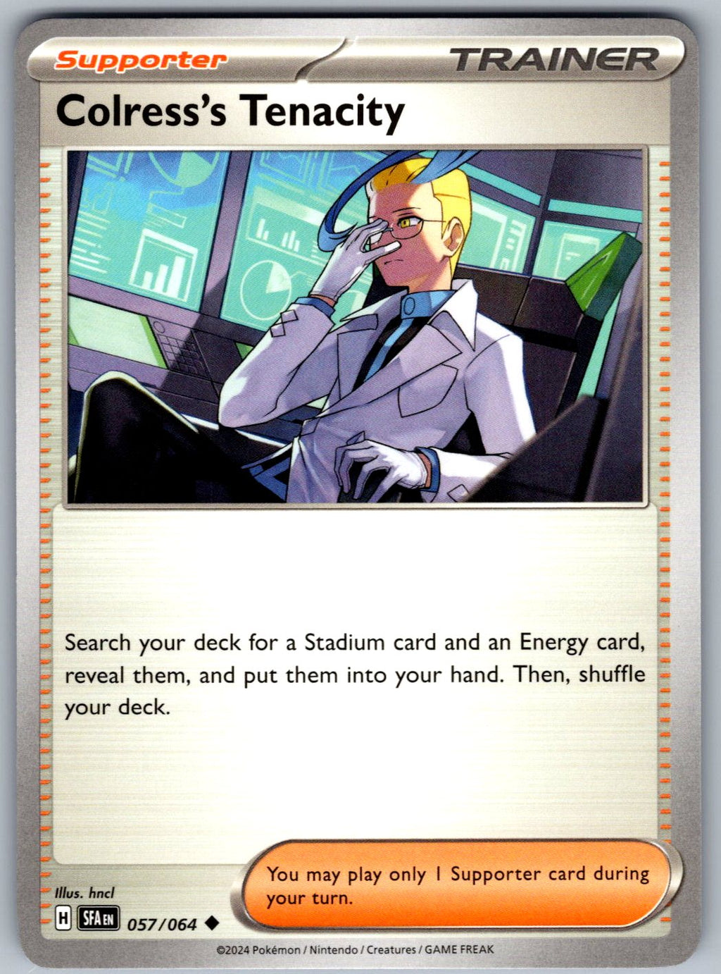Colress's Tenacity 057/064 Shrouded Fable Pokemon