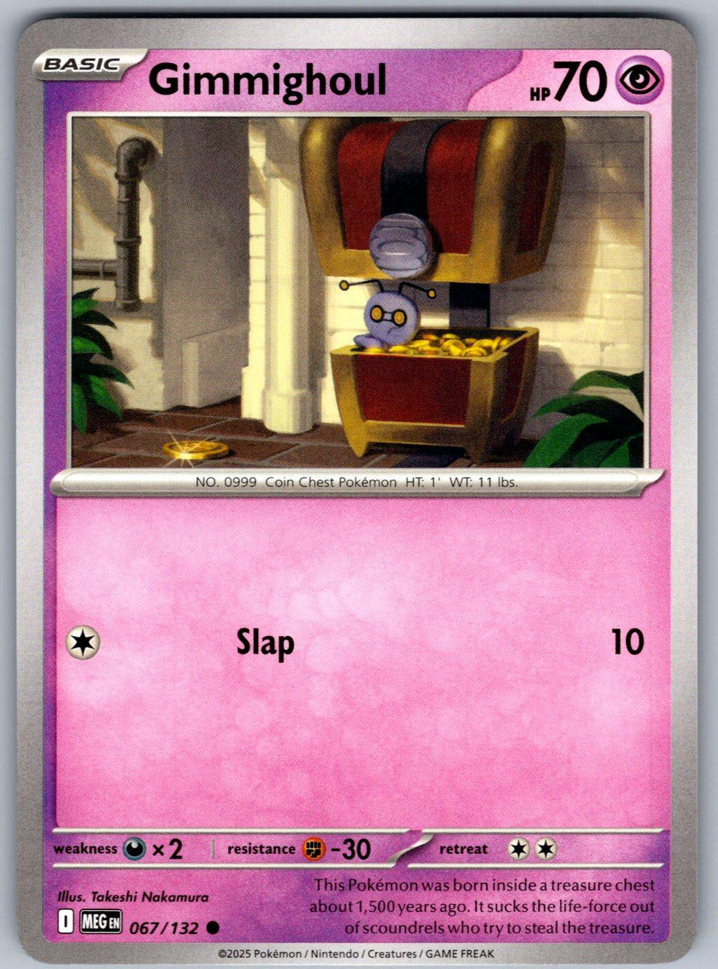 Gimmighoul 067/132 Mega Evolution Pokemon
