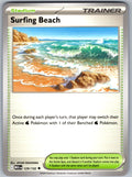 Surfing Beach 129/132 Mega Evolution Pokemon