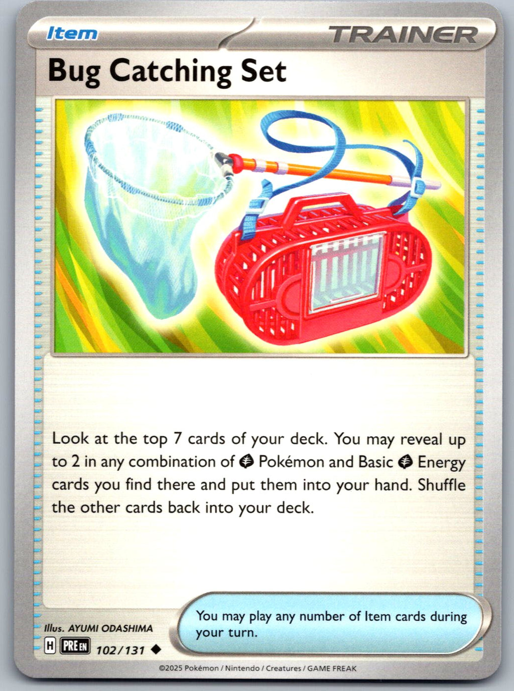 Bug Catching Set 102/131 Prismatic Evolutions Pokemon
