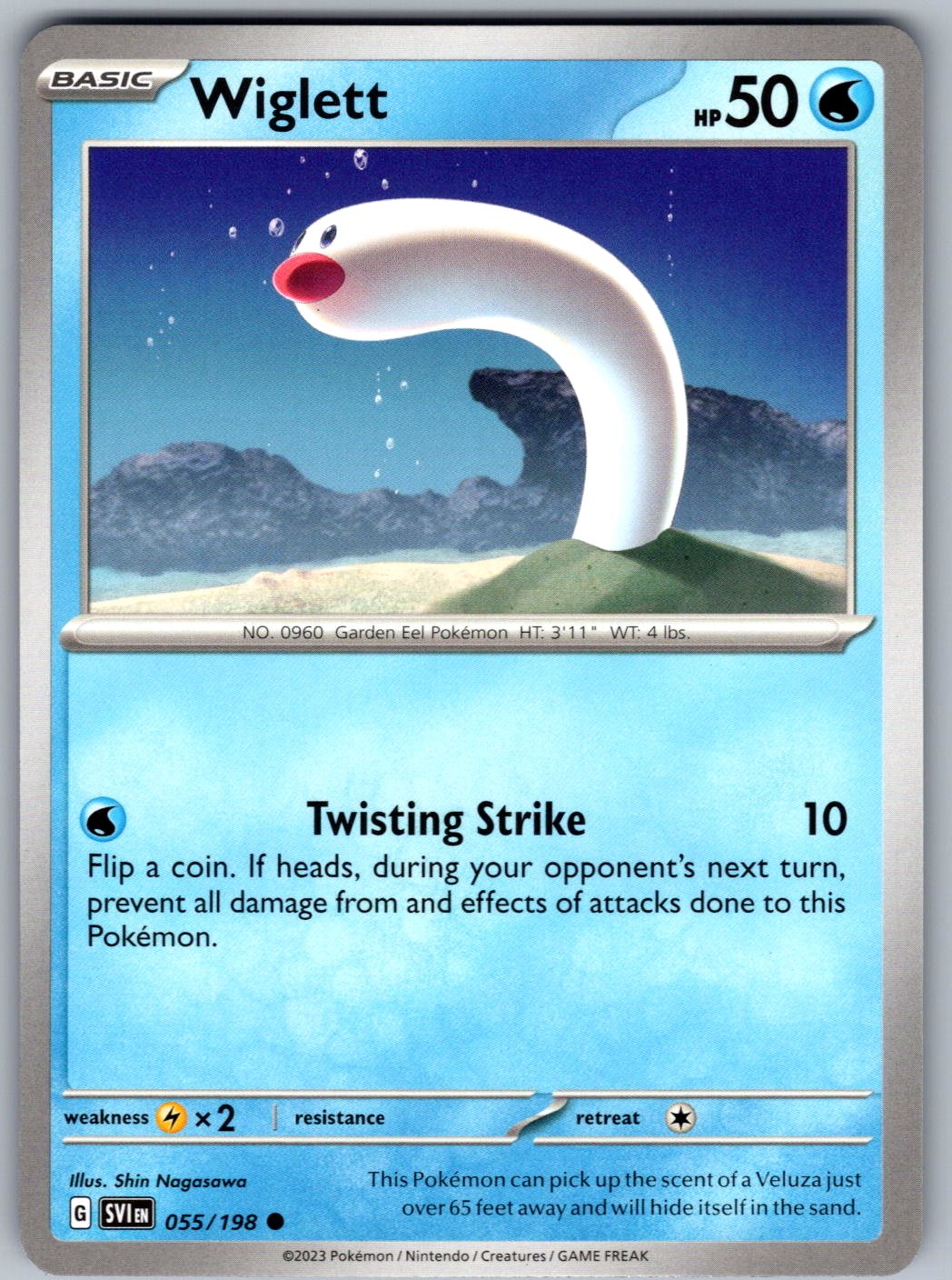 Wiglett 055/198 Scarlet & Violet Pokemon