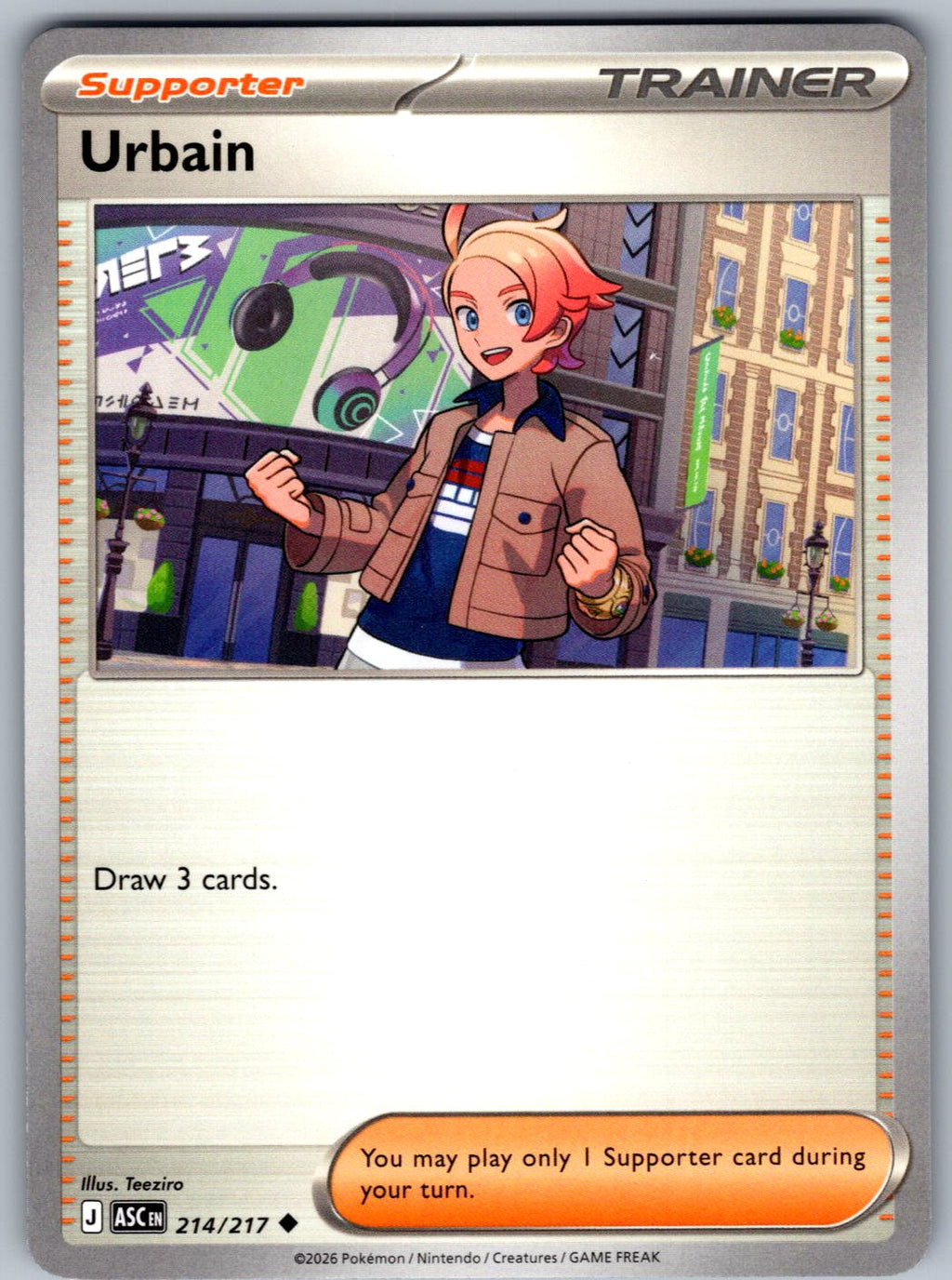 Urbain 214/217 Ascended Heroes Pokemon