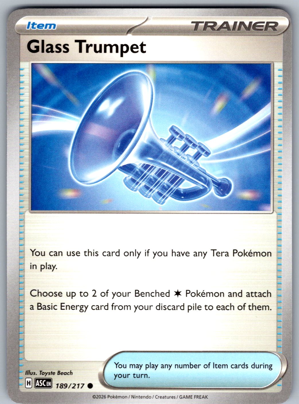 Glass Trumpet 189/217 Ascended Heroes Pokemon