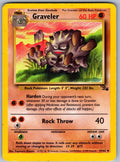Graveler 37/62 Fossil Pokemon Unlimited