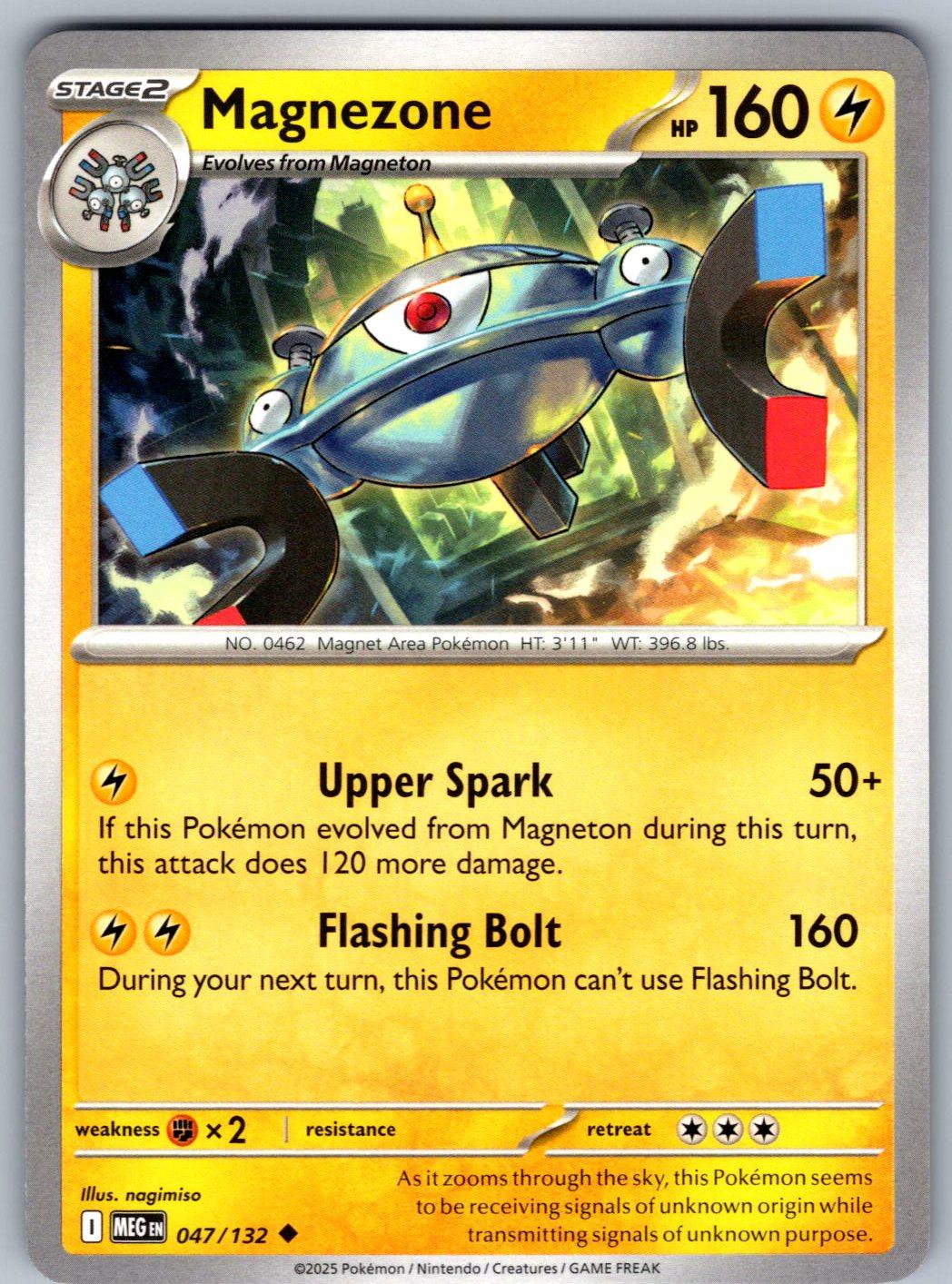 Magnezone 047/132 Mega Evolution Pokemon