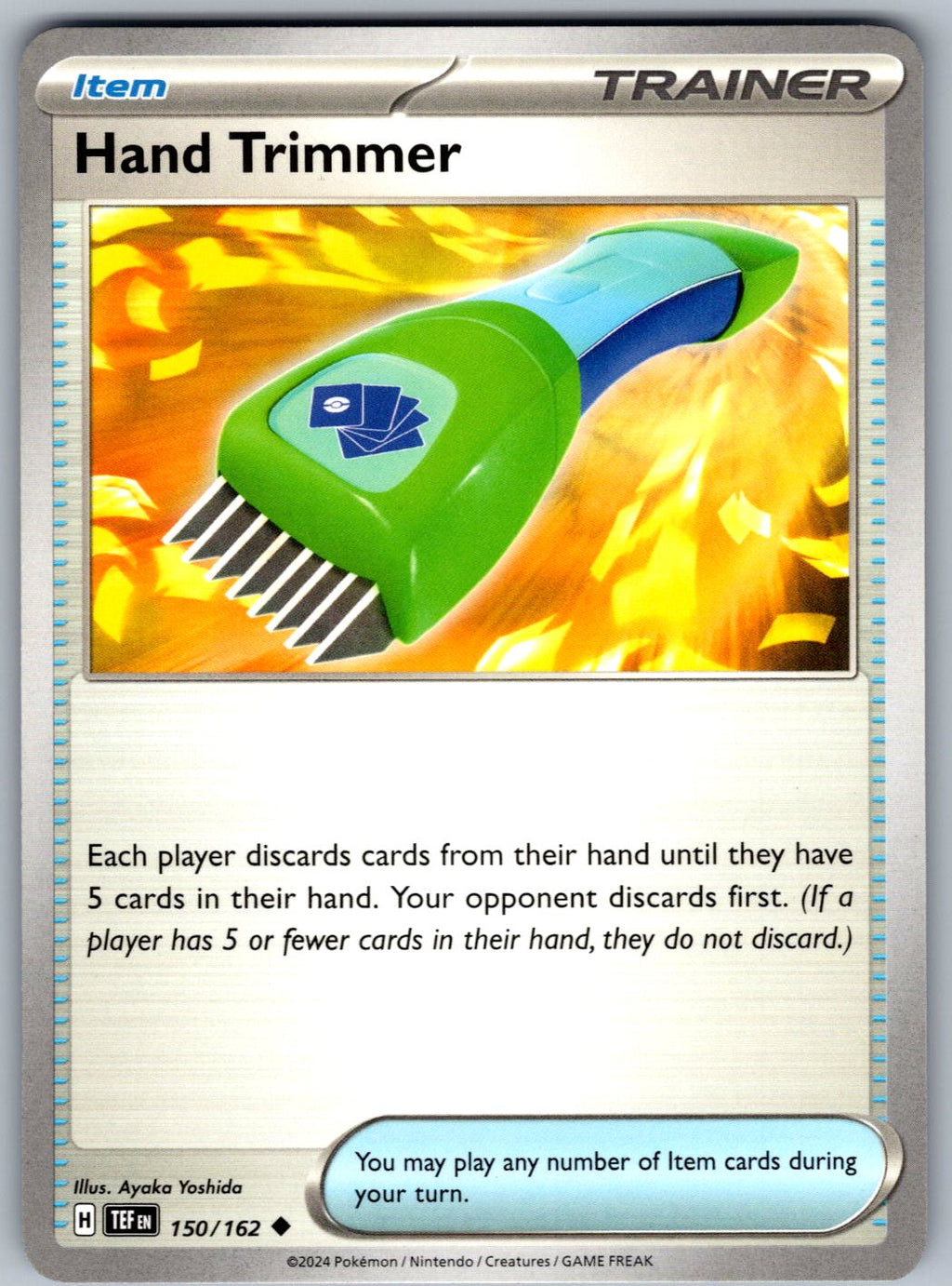 Hand Trimmer 150/162 Temporal Forces Pokemon