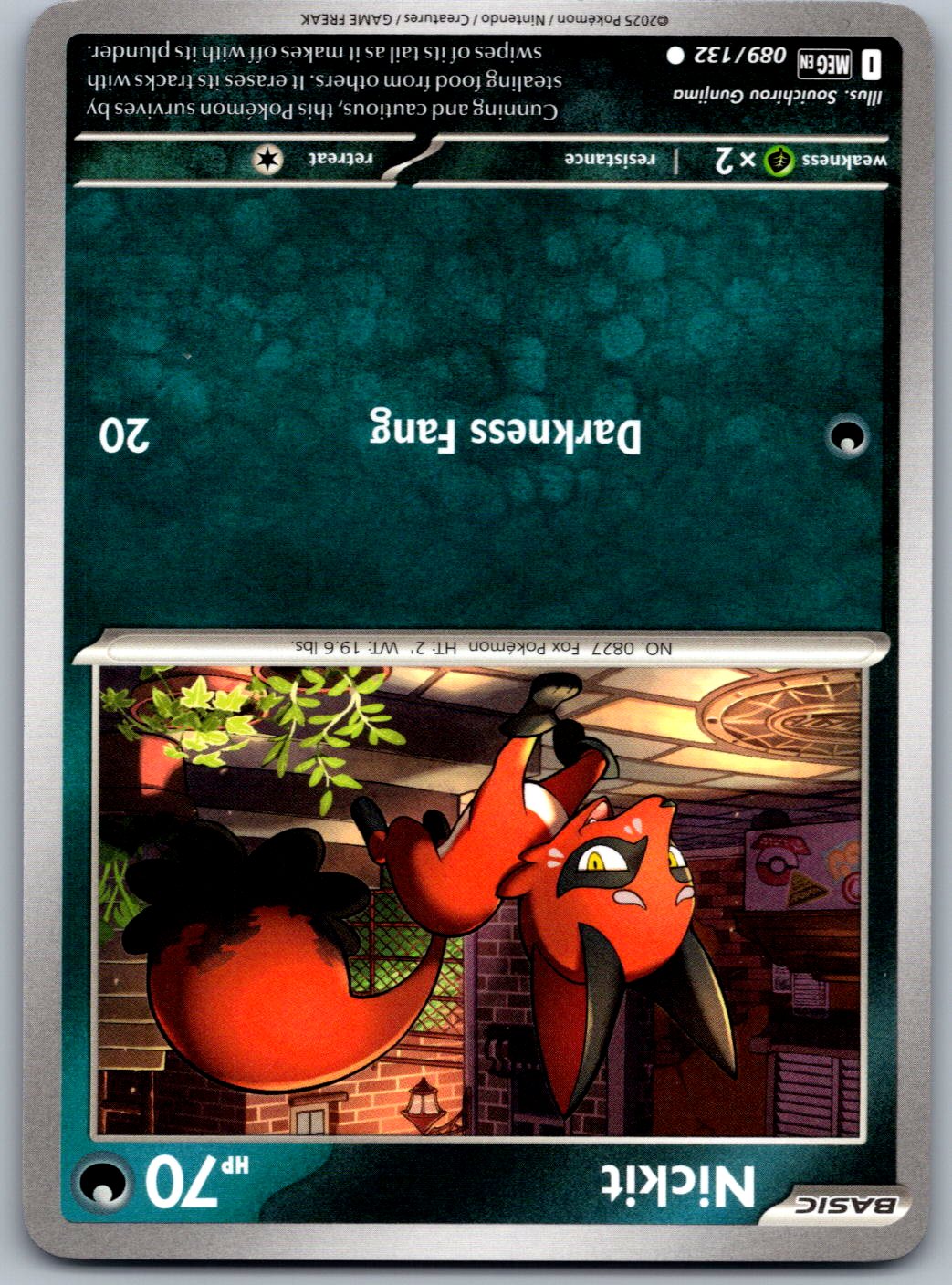 Nickit 089/132 Mega Evolution Pokemon