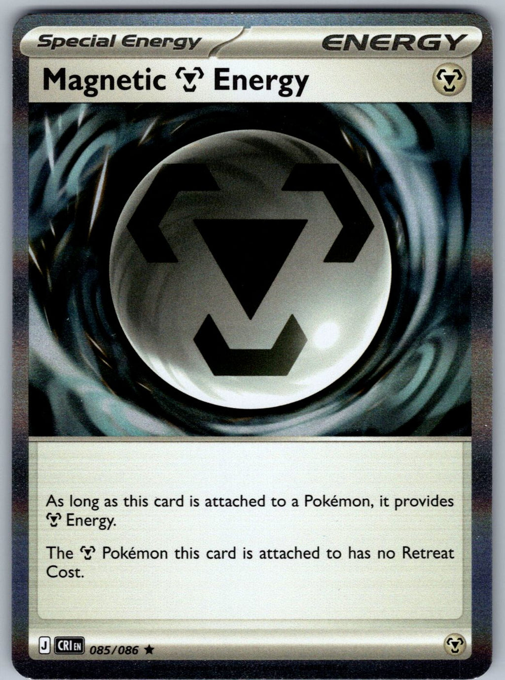 Magnetic M Energy 085/086 Chaos Rising Pokemon Holo