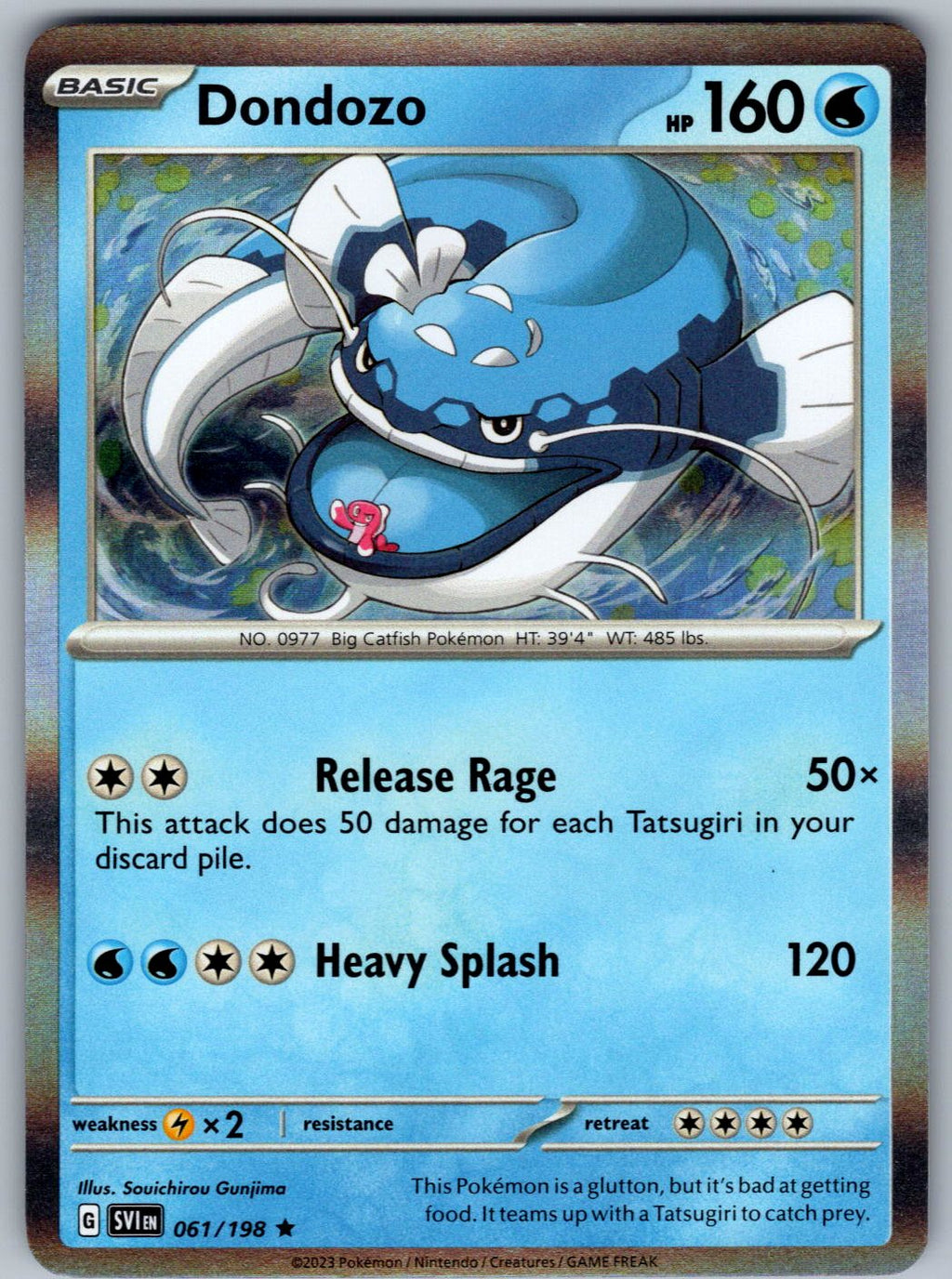 Dondozo (Line Holo) 061/198 Miscellaneous Cards & Products Pokemon