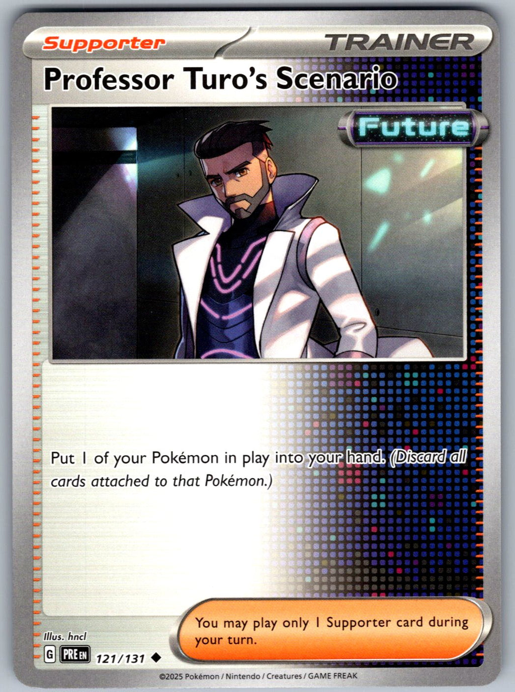Professor Turo's Scenario 121/131 Prismatic Evolutions Pokemon