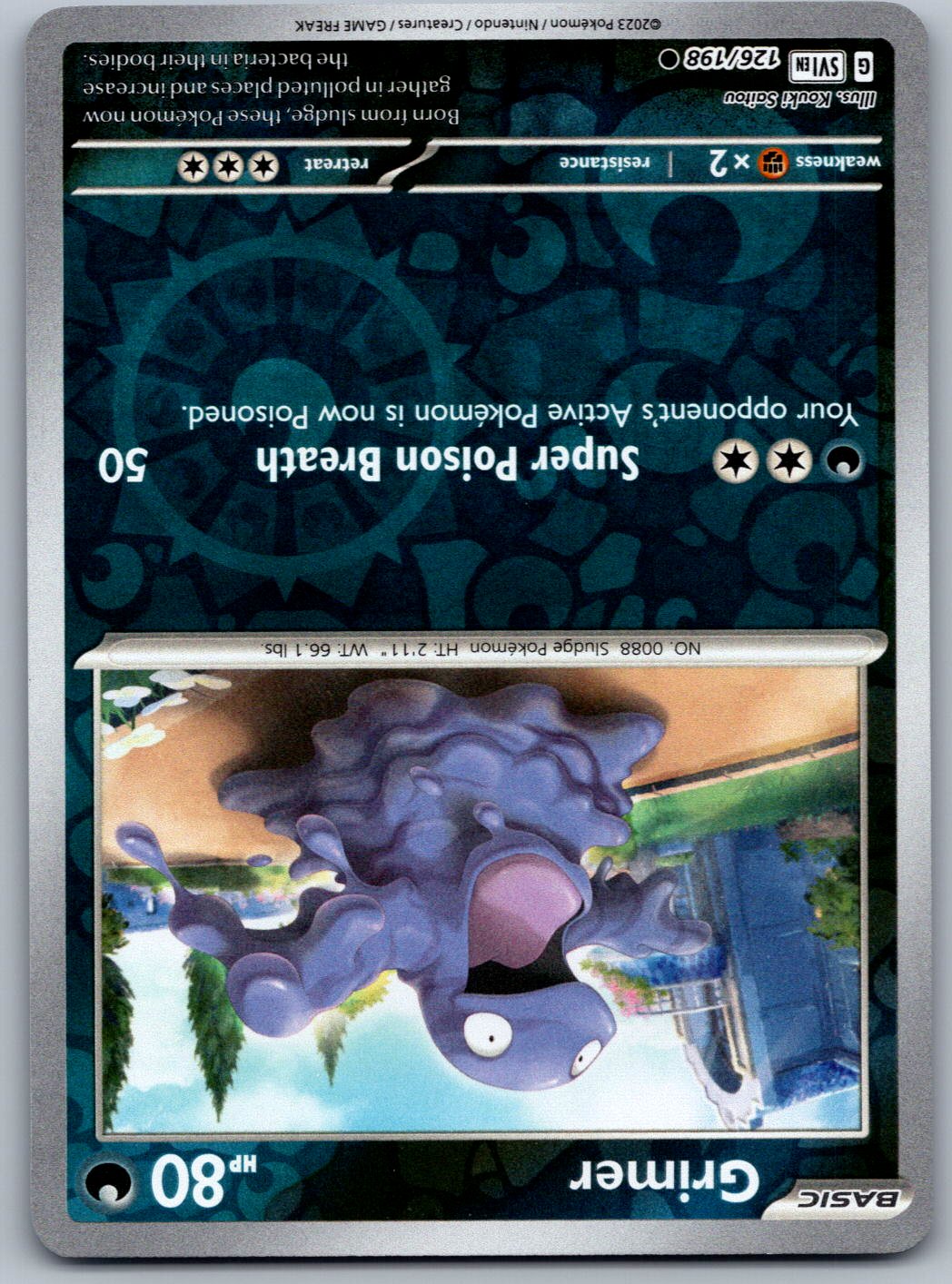 Grimer 126/198 Scarlet & Violet Pokemon