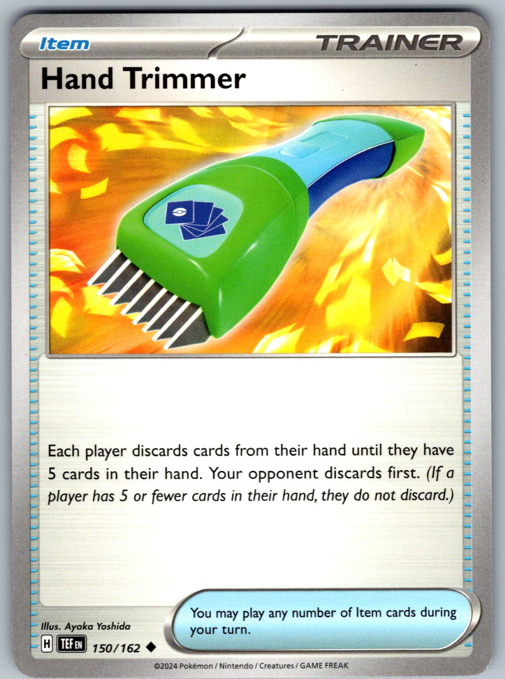 Hand Trimmer 150/162 Temporal Forces Pokemon