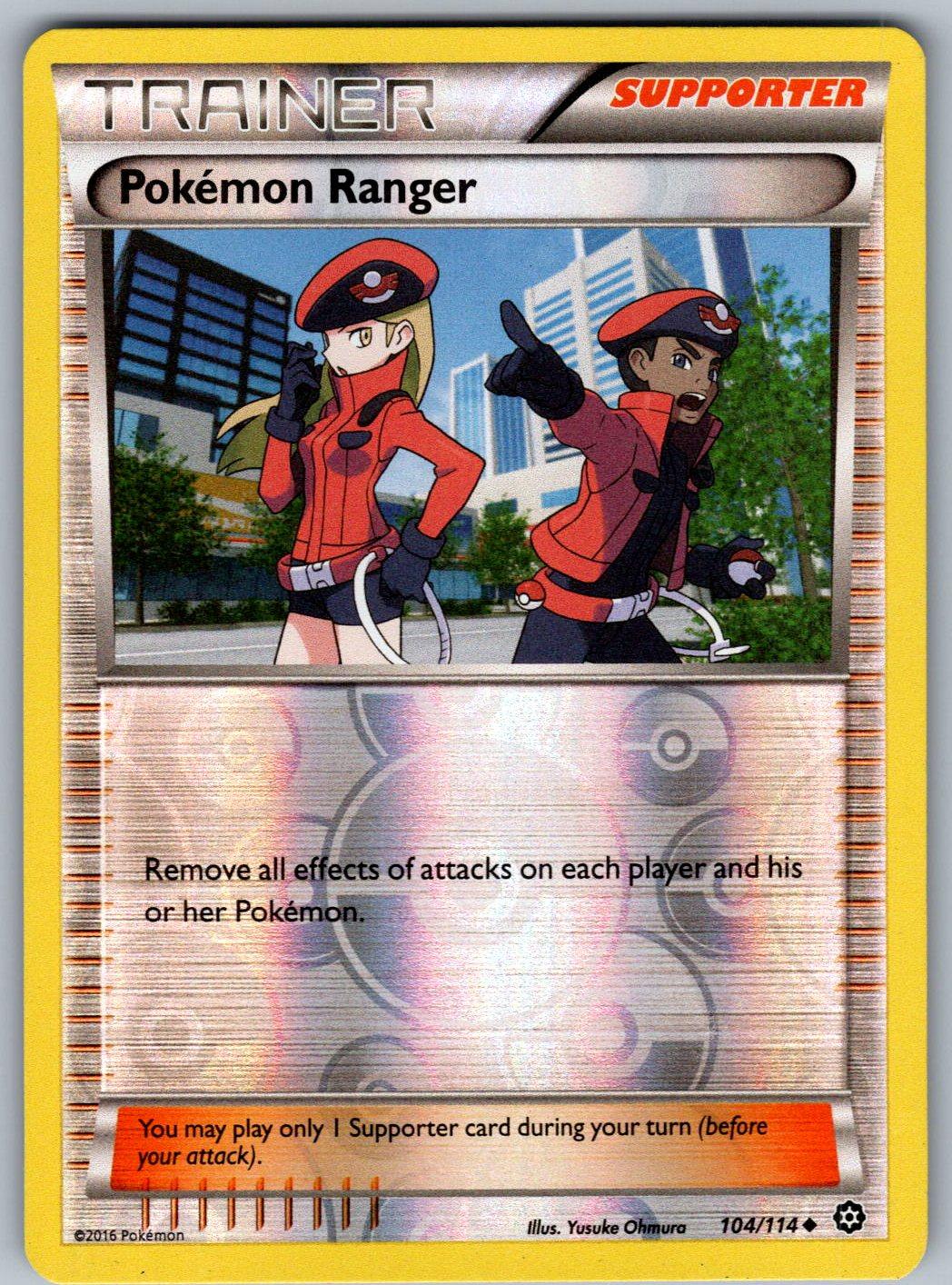 Pokemon Ranger 104/114 Steam Siege Pokemon Reverse Holo