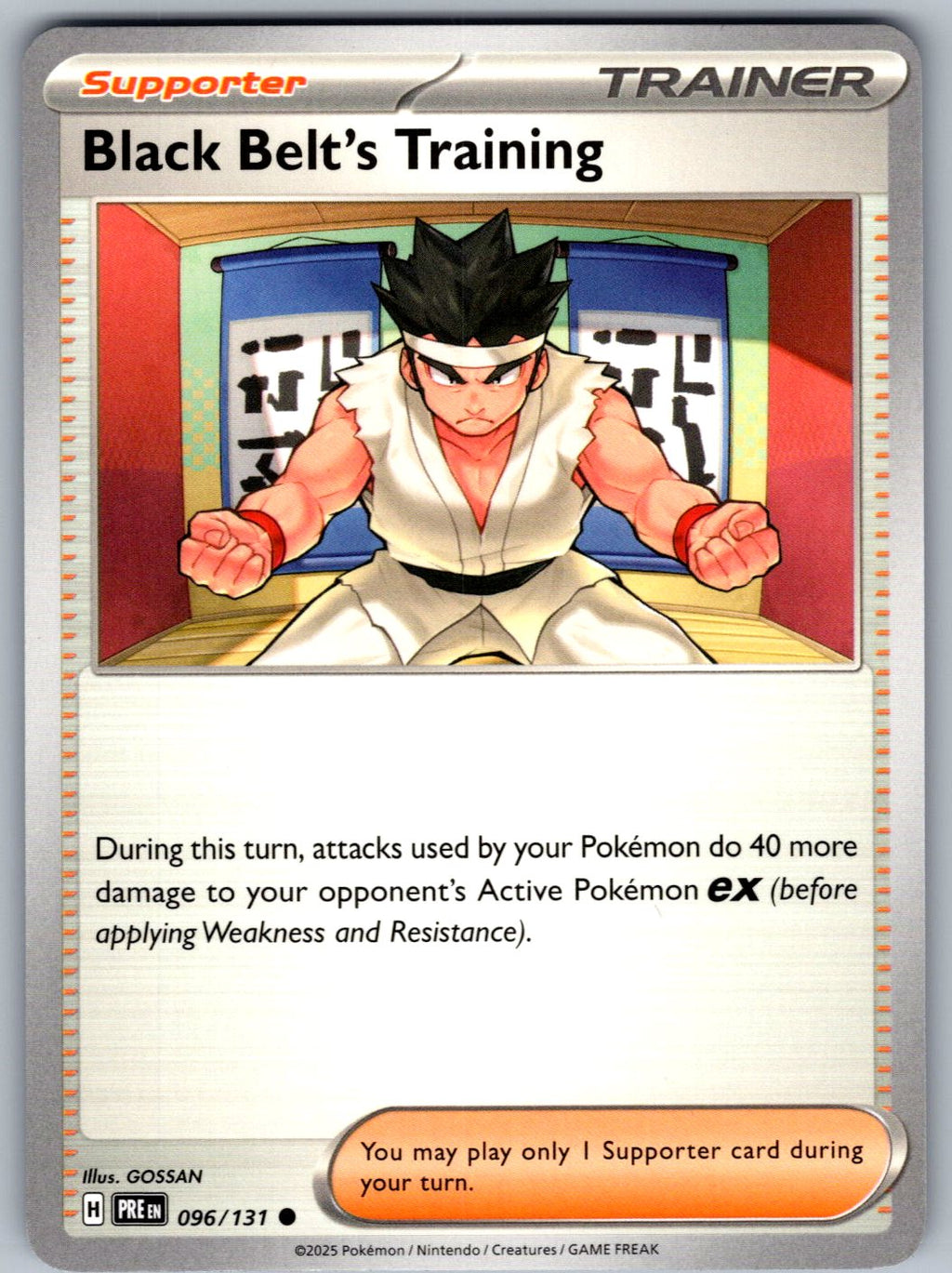 Black Belt's Training 096/131 Prismatic Evolutions Pokemon