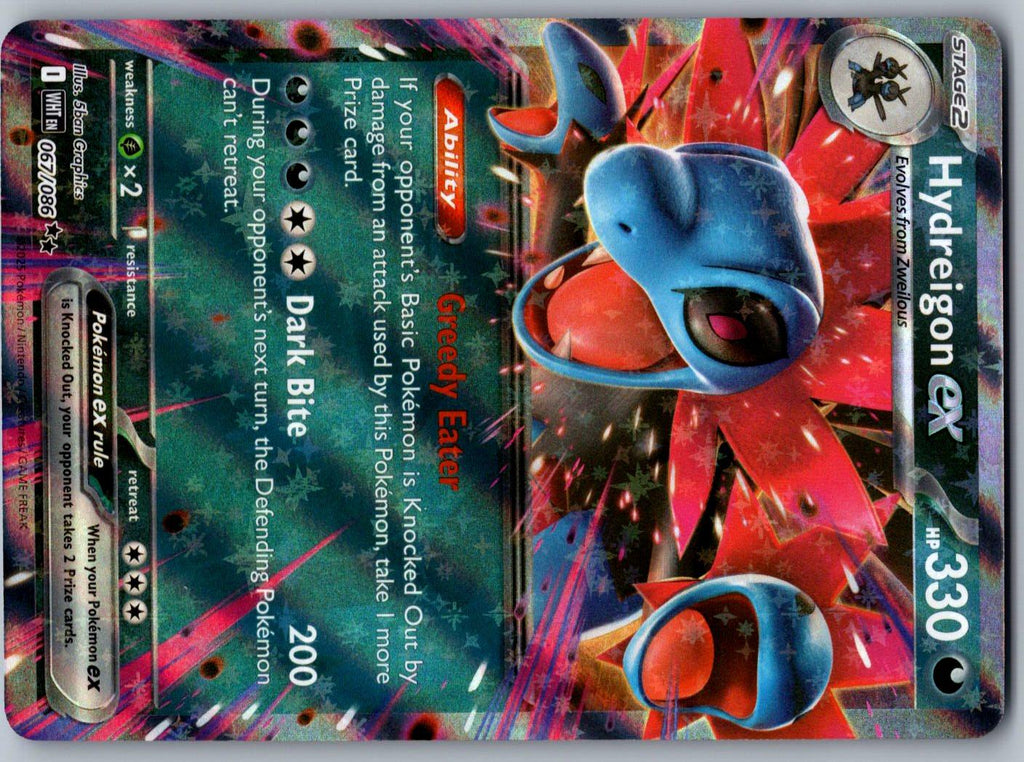 Hydreigon ex 067/086 White Flare Pokemon Holo