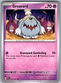 Greavard 042/091 Trick or Trade BOOster 2024 Pokemon