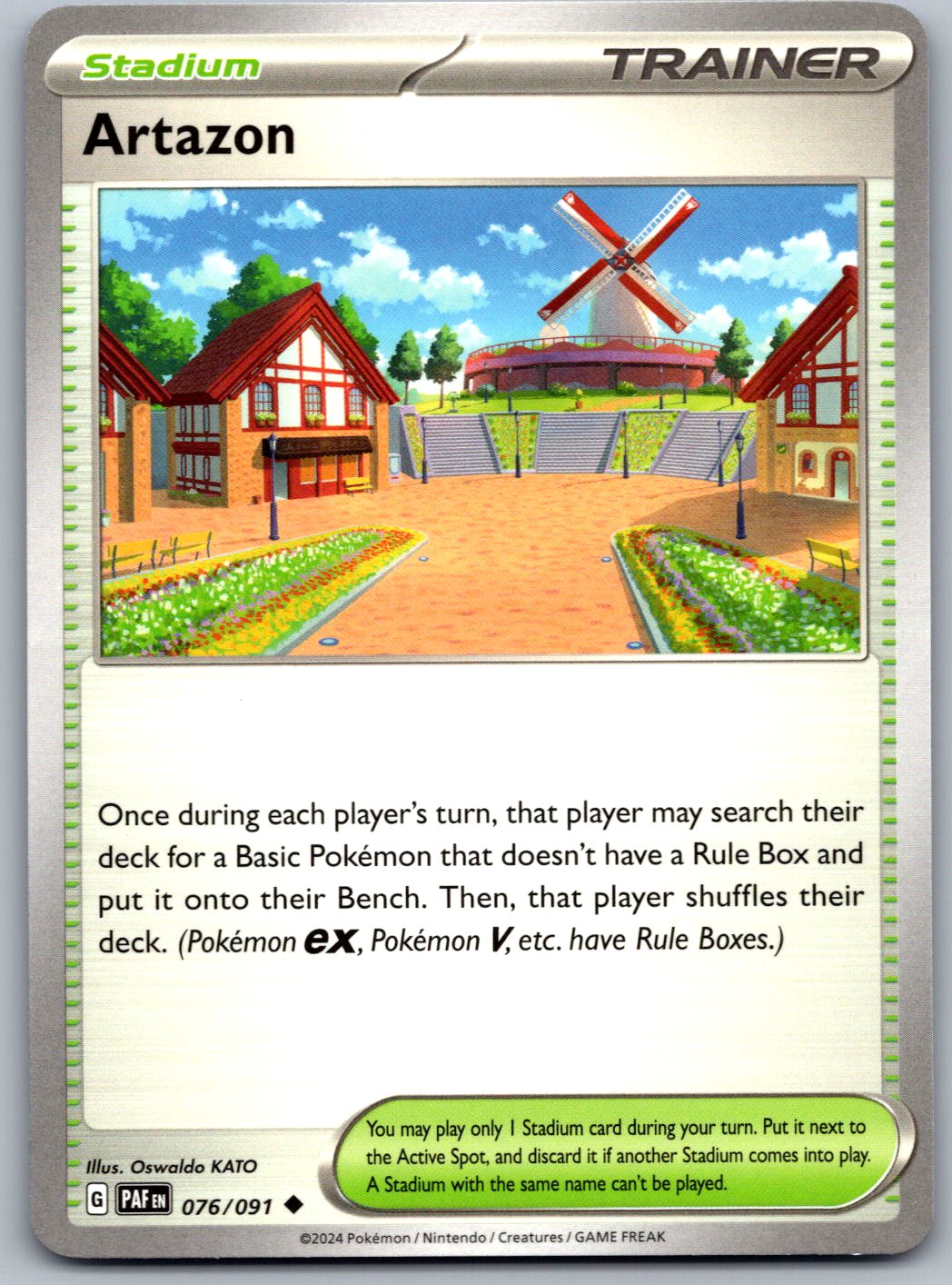Artazon 076/091 Paldean Fates Pokemon