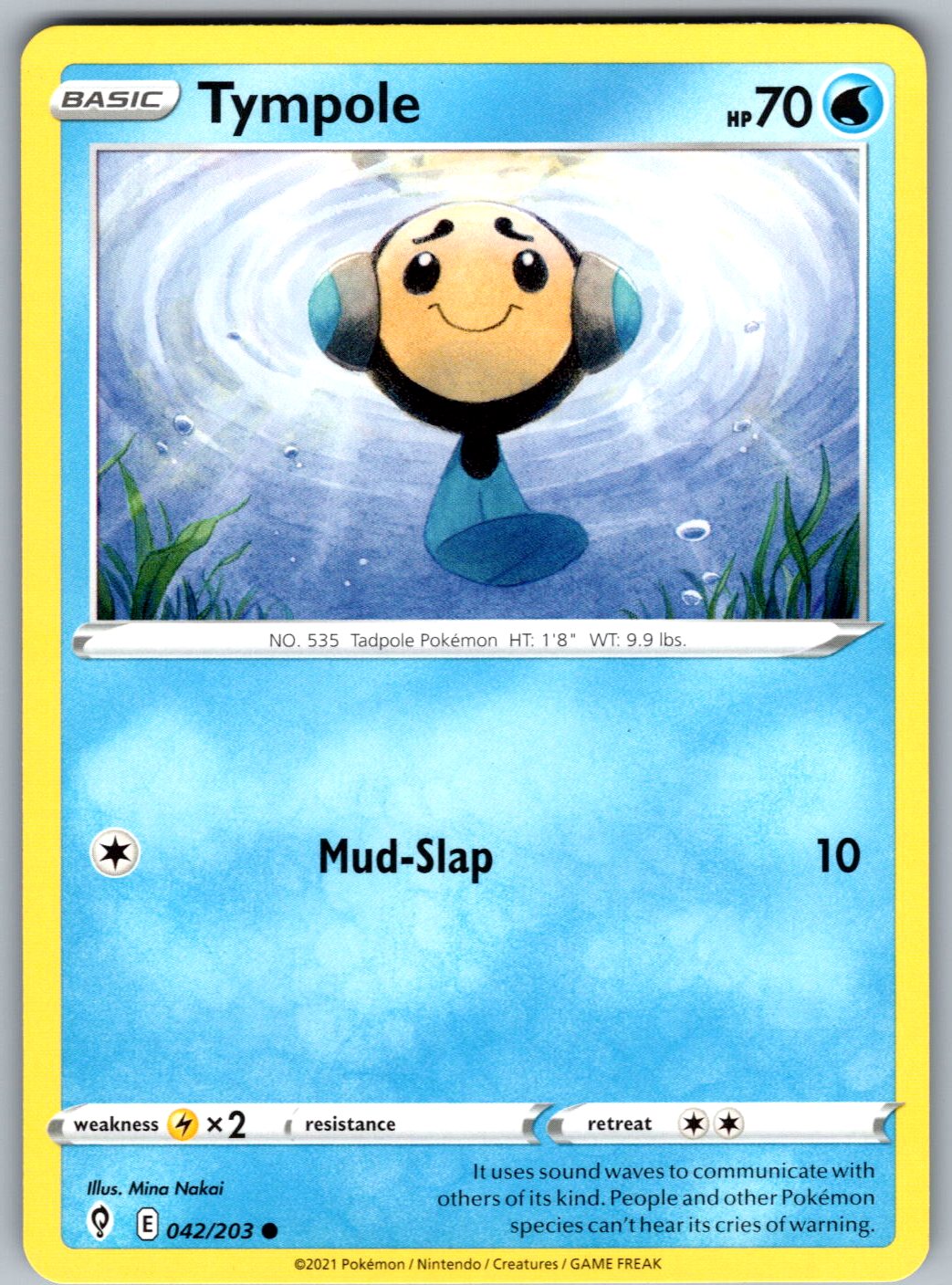 Tympole 042/203 Evolving Skies Pokemon