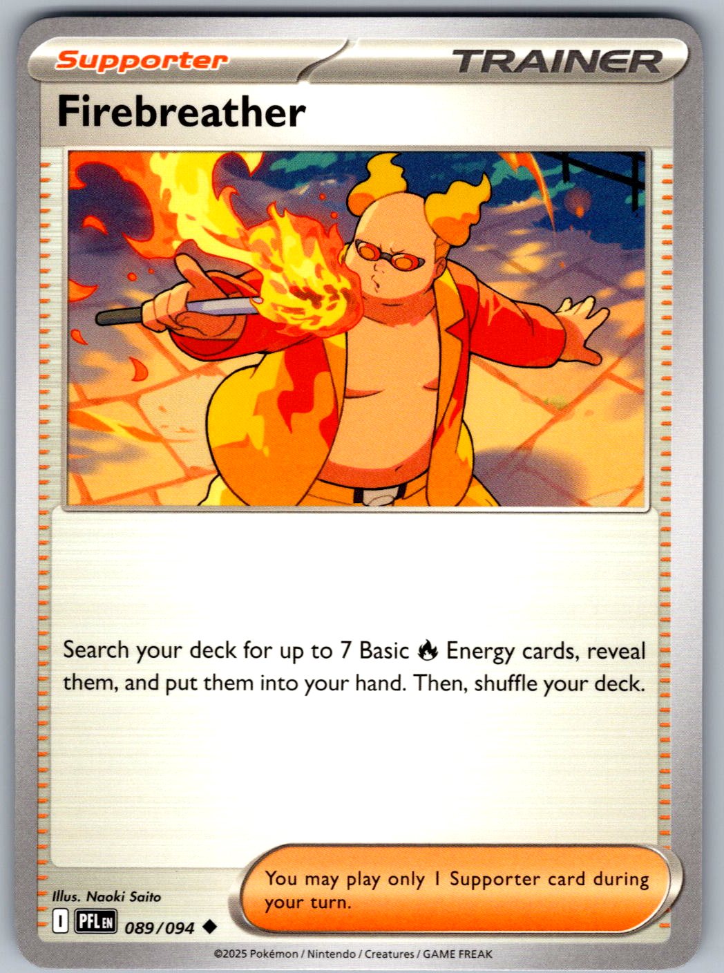 Firebreather 089/094 Phantasmal Flames Pokemon