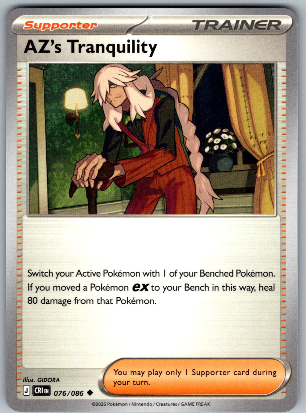 AZ's Tranquility 076/086 Chaos Rising Pokemon