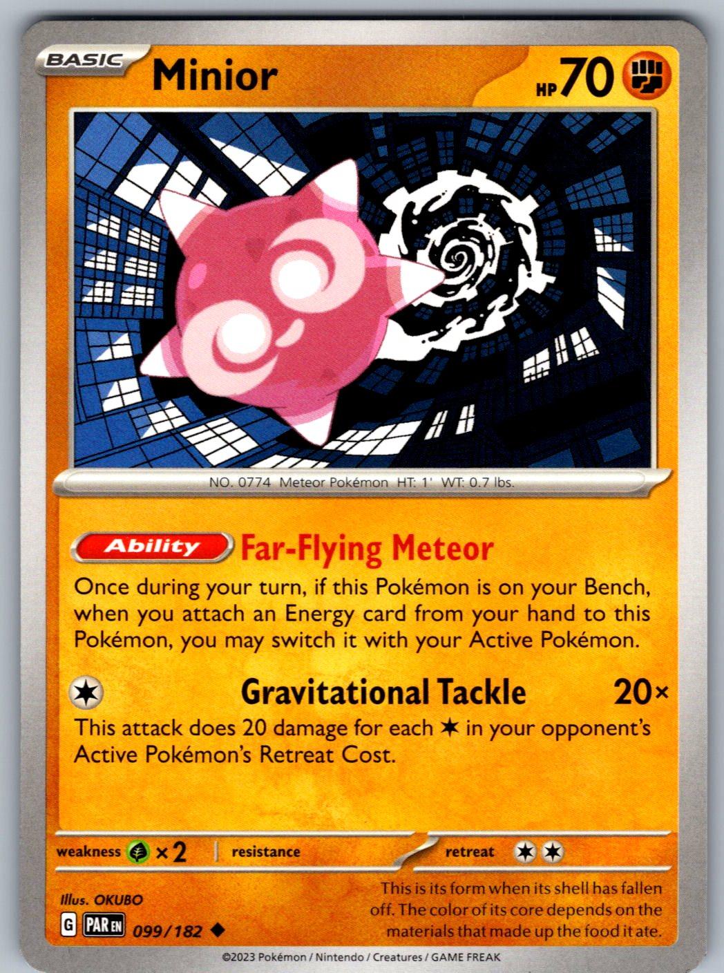 Minior 099/182 Paradox Rift Pokemon