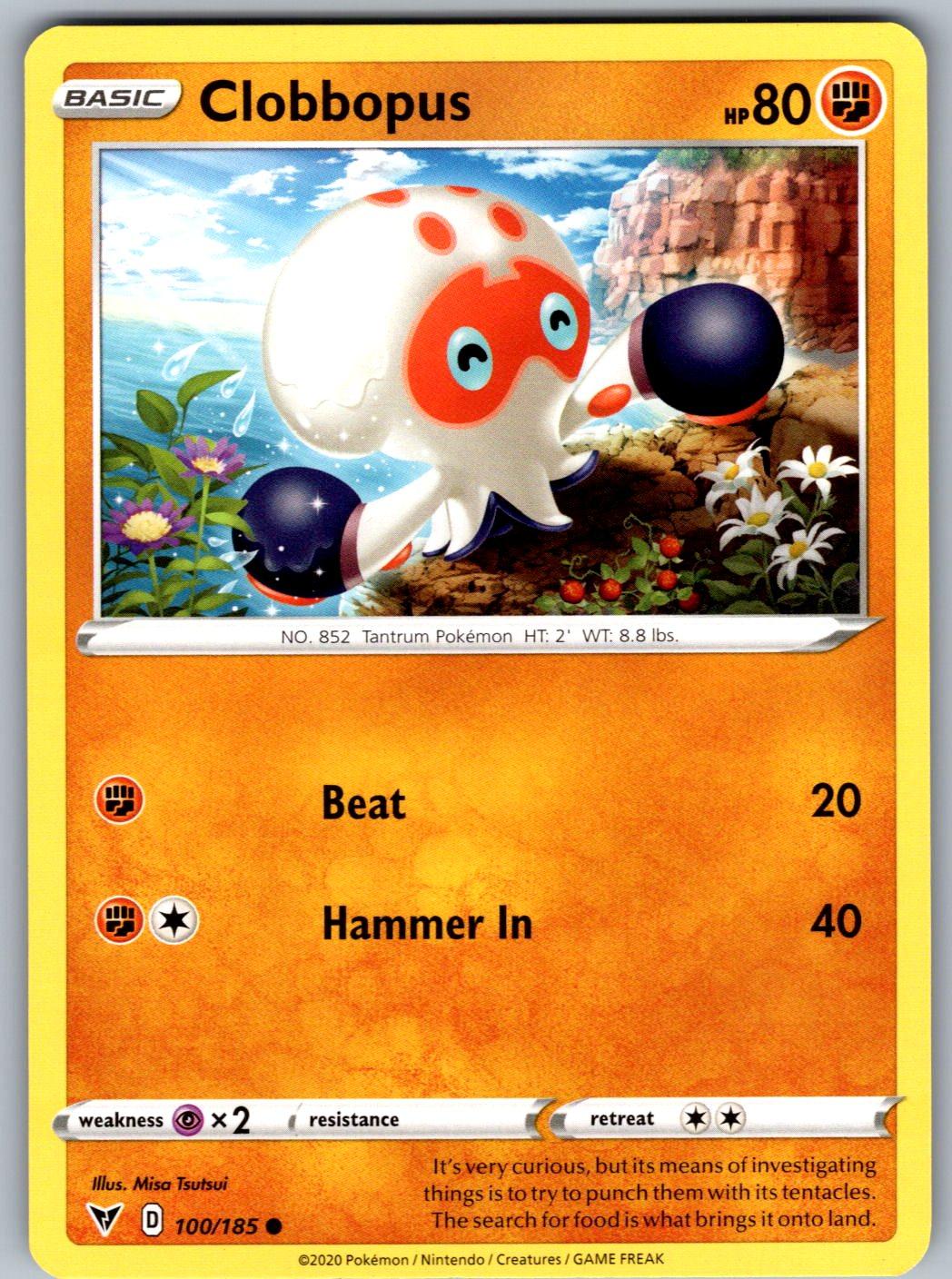 Clobbopus 100/185 Vivid Voltage Pokemon