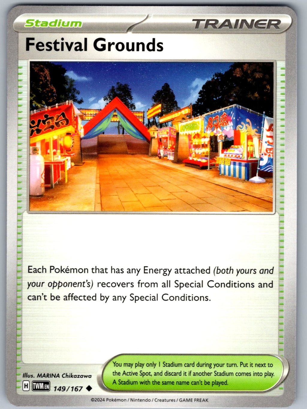 Festival Grounds 149/167 Twilight Masquerade Pokemon