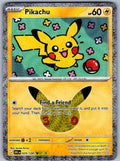 Pikachu 029/128 ME: 30th Celebration Pokemon Holo