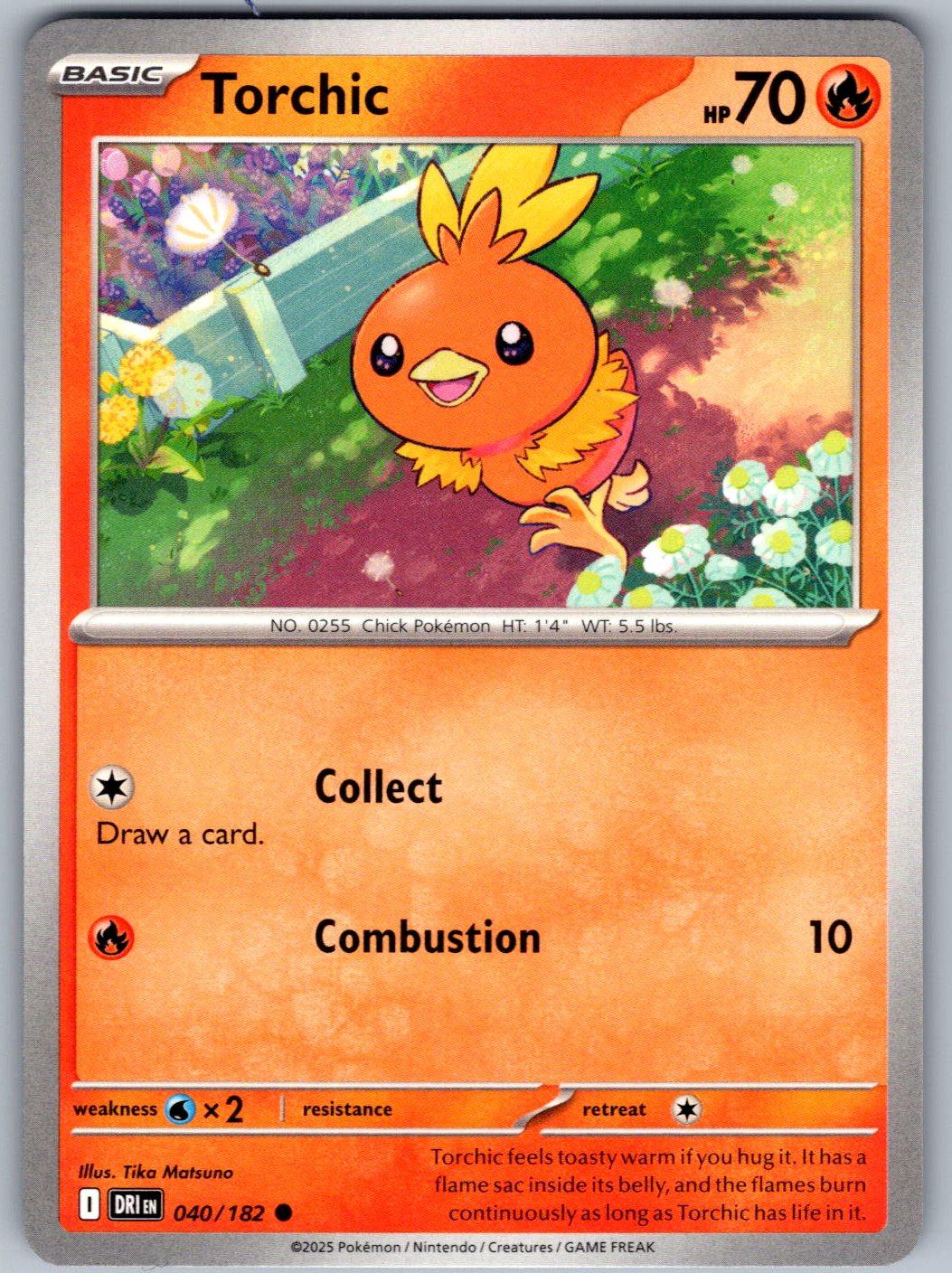 Torchic 040/182 Destined Rivals Pokemon